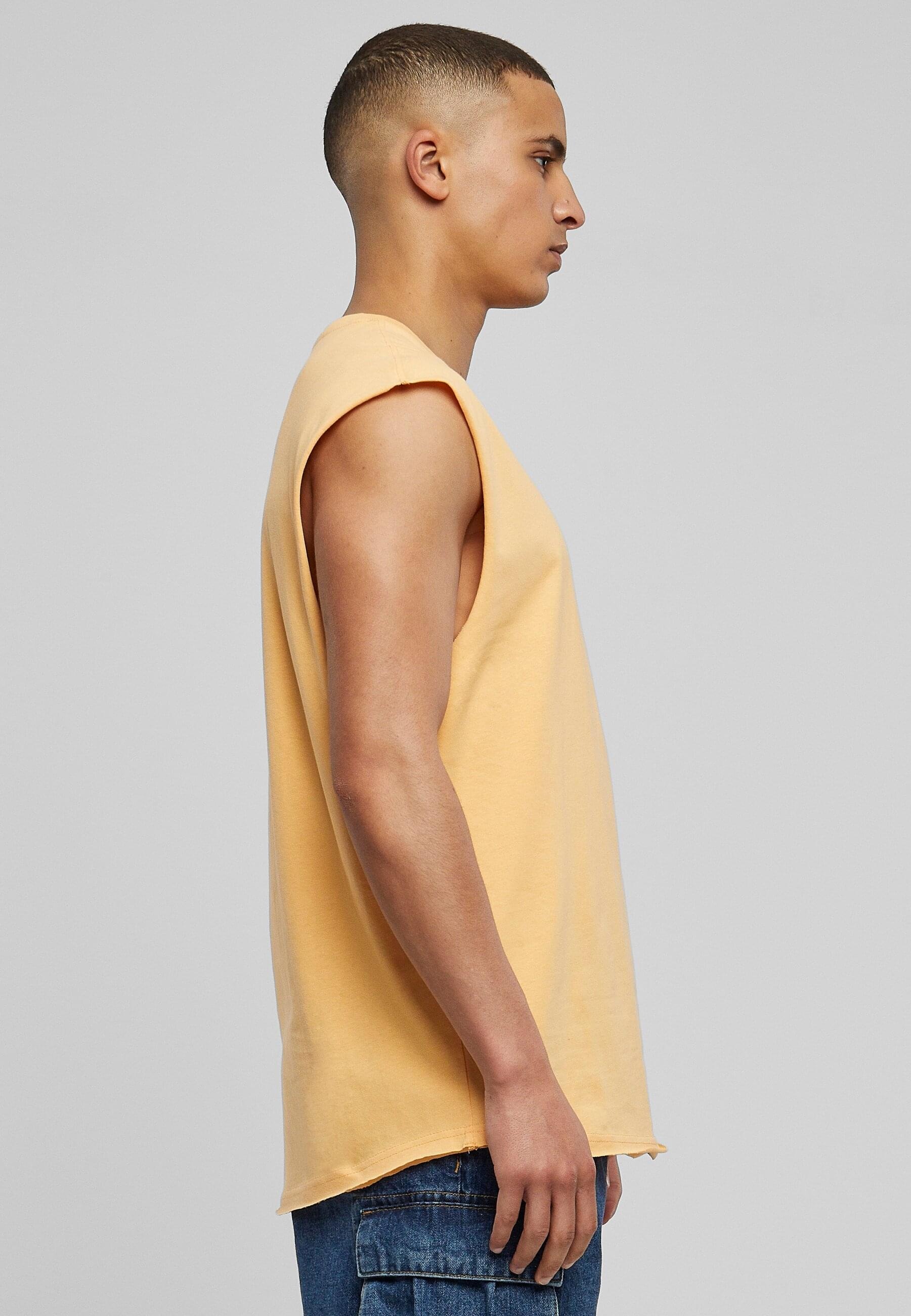 URBAN CLASSICS T-Shirt »Urban Classics Herren Open Edge Sleeveless Tee«, (1 tlg.)