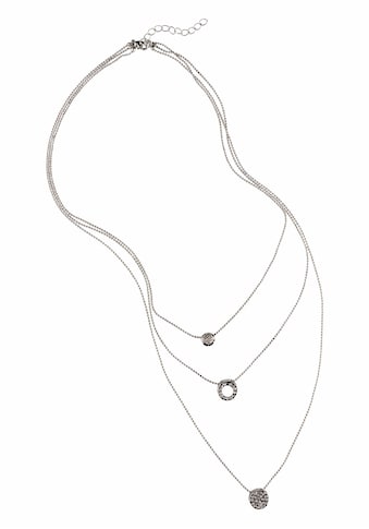 Kette mit Anhänger »Layering Kette mit 3 runden Anhängern«