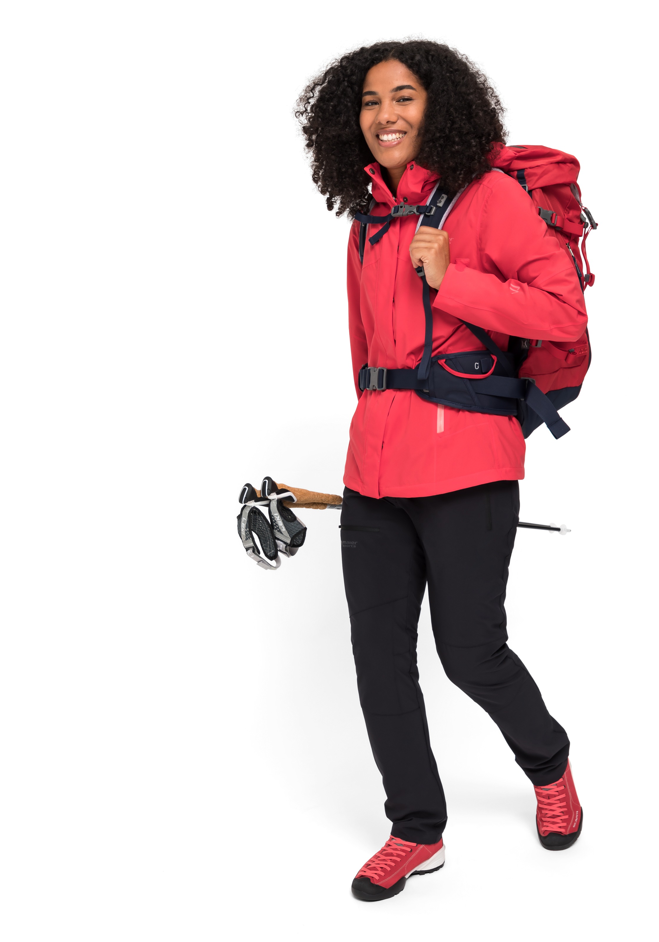 Maier Sports Outdoorjacke "Metor rec W", Damen Regenjacke wasserdicht mit K günstig online kaufen