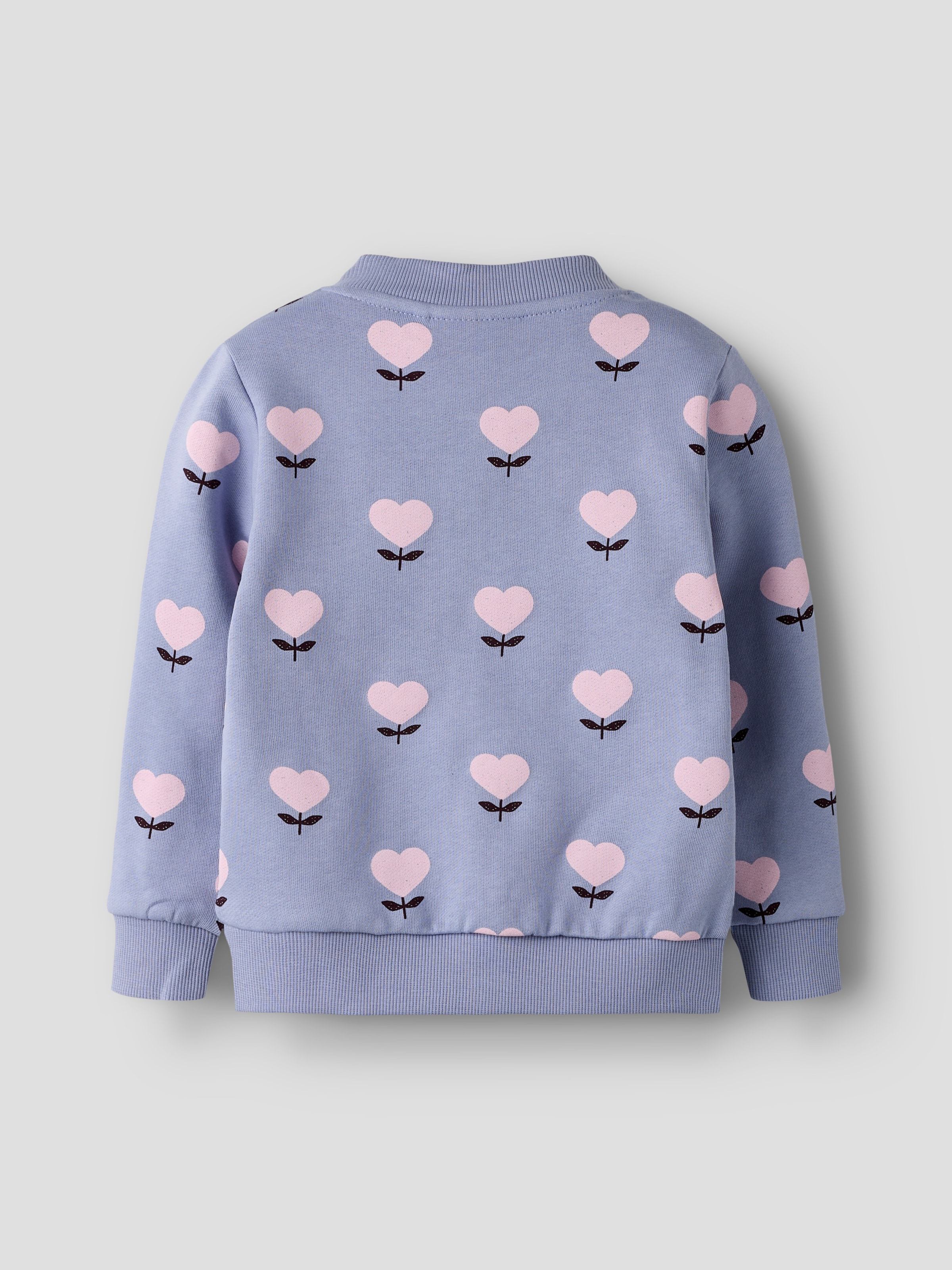 Name It Sweatjacke »NMFOLINIAS LS SWE CARD BRU PB« Baumwolle, Alloverdruck