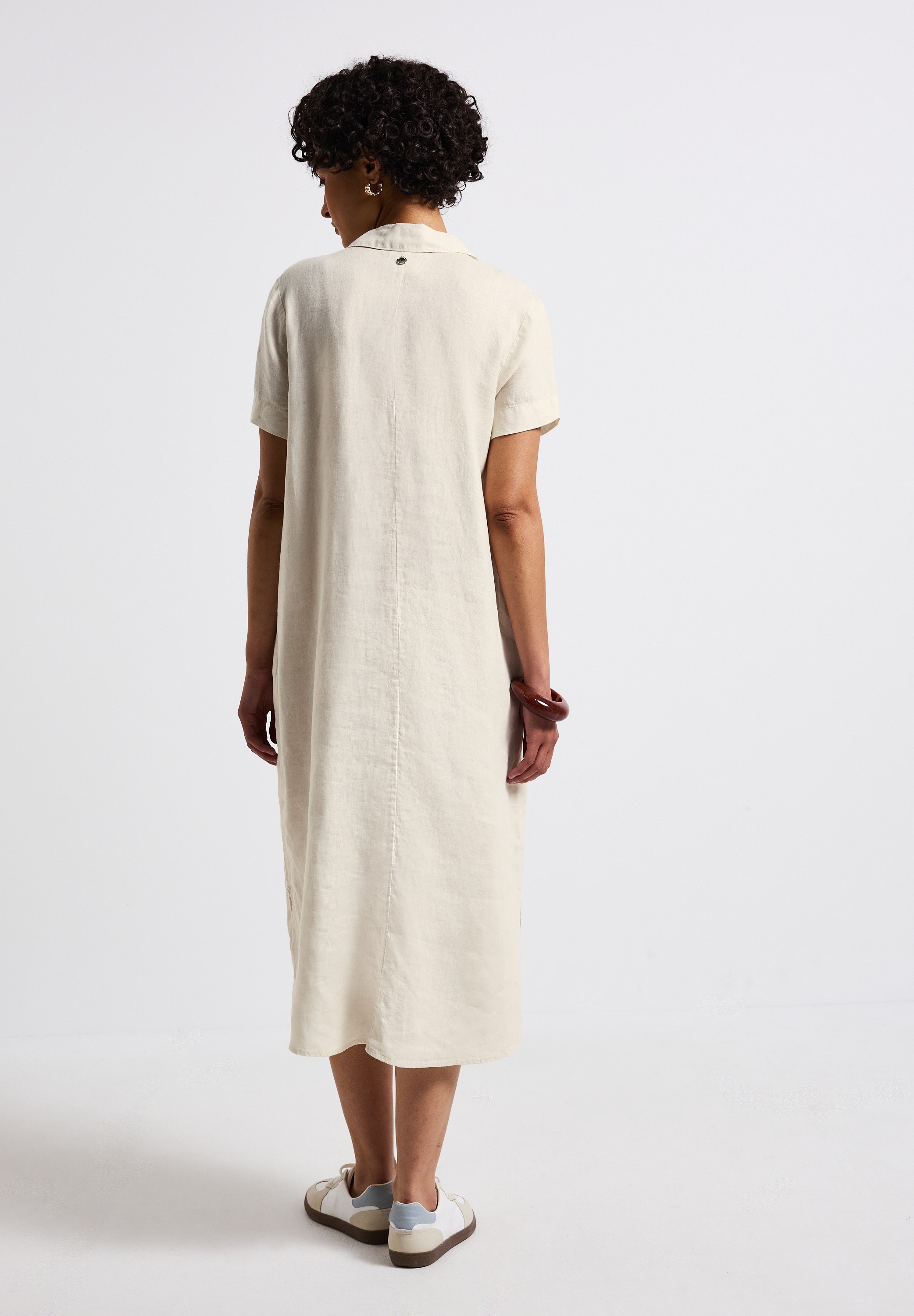 STREET ONE Midikleid, in Unifarbe günstig online kaufen