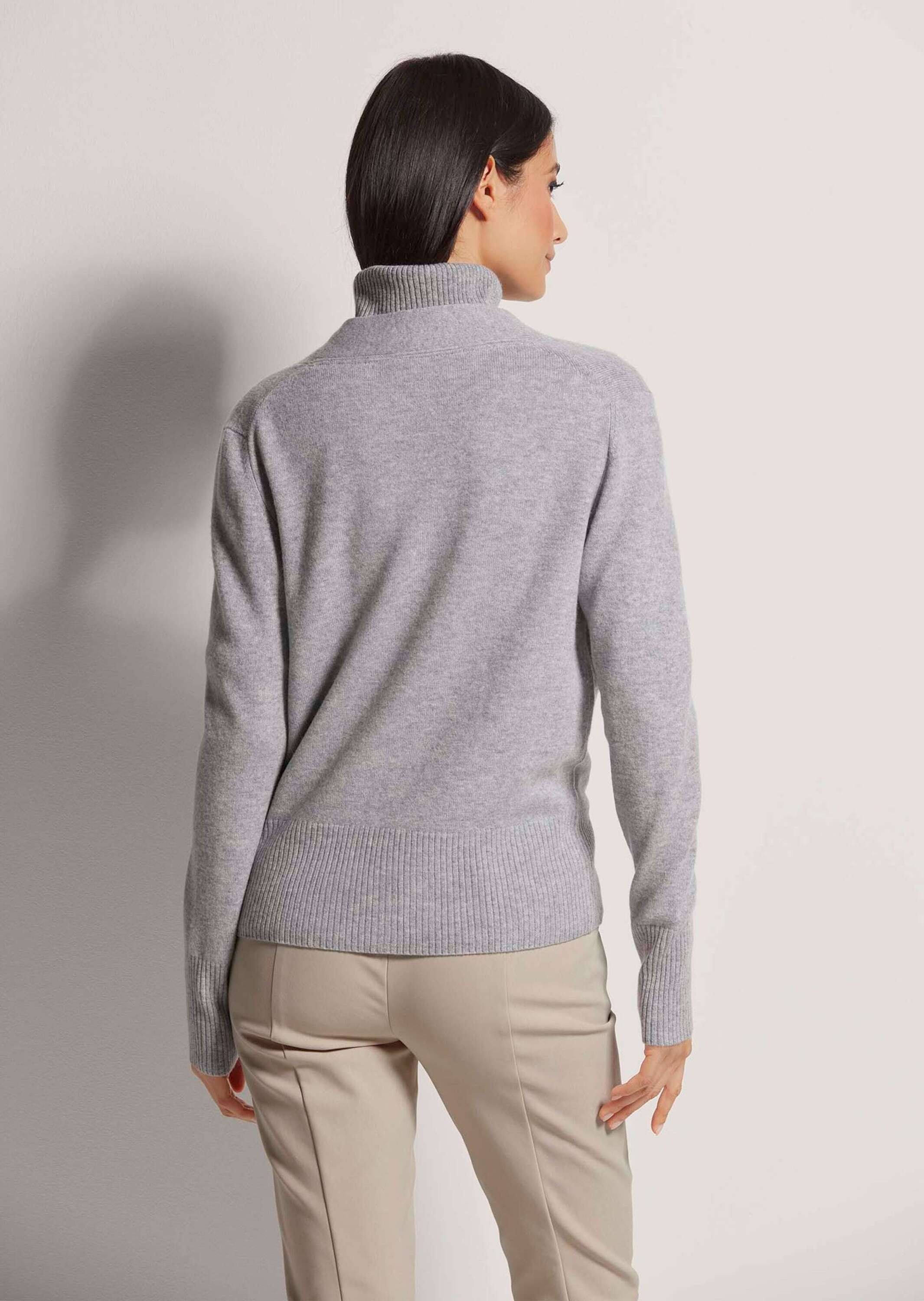 MADELEINE Cashmere Knit Cardigan Grey 36/38 3