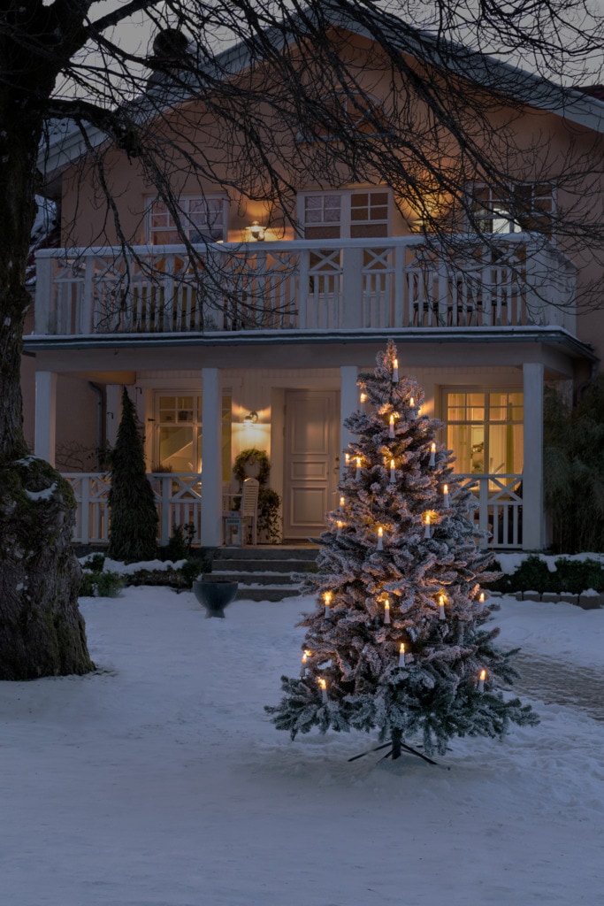 KONSTSMIDE LED-Christbaumkerzen Dioden 25 aussen, String, | »Weihnachtsdeko Christbaumschmuck«, bernsteinfarbene Topbirnen, kaufen One BAUR funkelnde