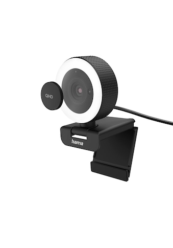 Full HD-Webcam »PC Kamera, Webcam mit Ringlicht und Fernbedienung, Streaming, Gaming«,...