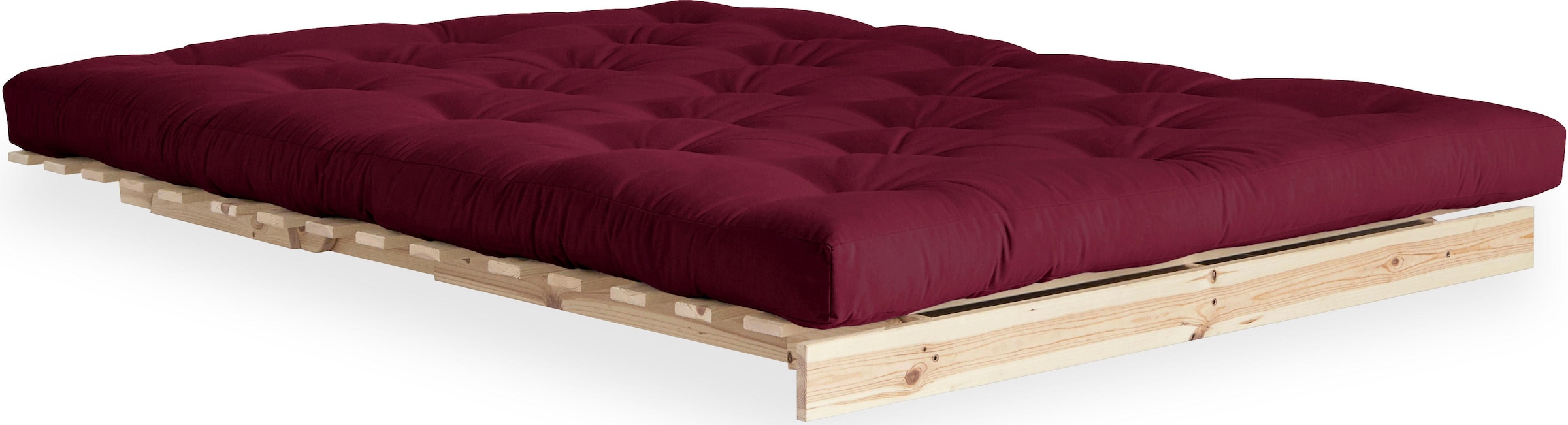 Karup Design Daybett »Daybett Roots Schlafsofa – Gästebett & Sofa aus FSC®-Kiefer«, Inkl. Futonmatratze, in mehreren Größen & Farben erhältlich