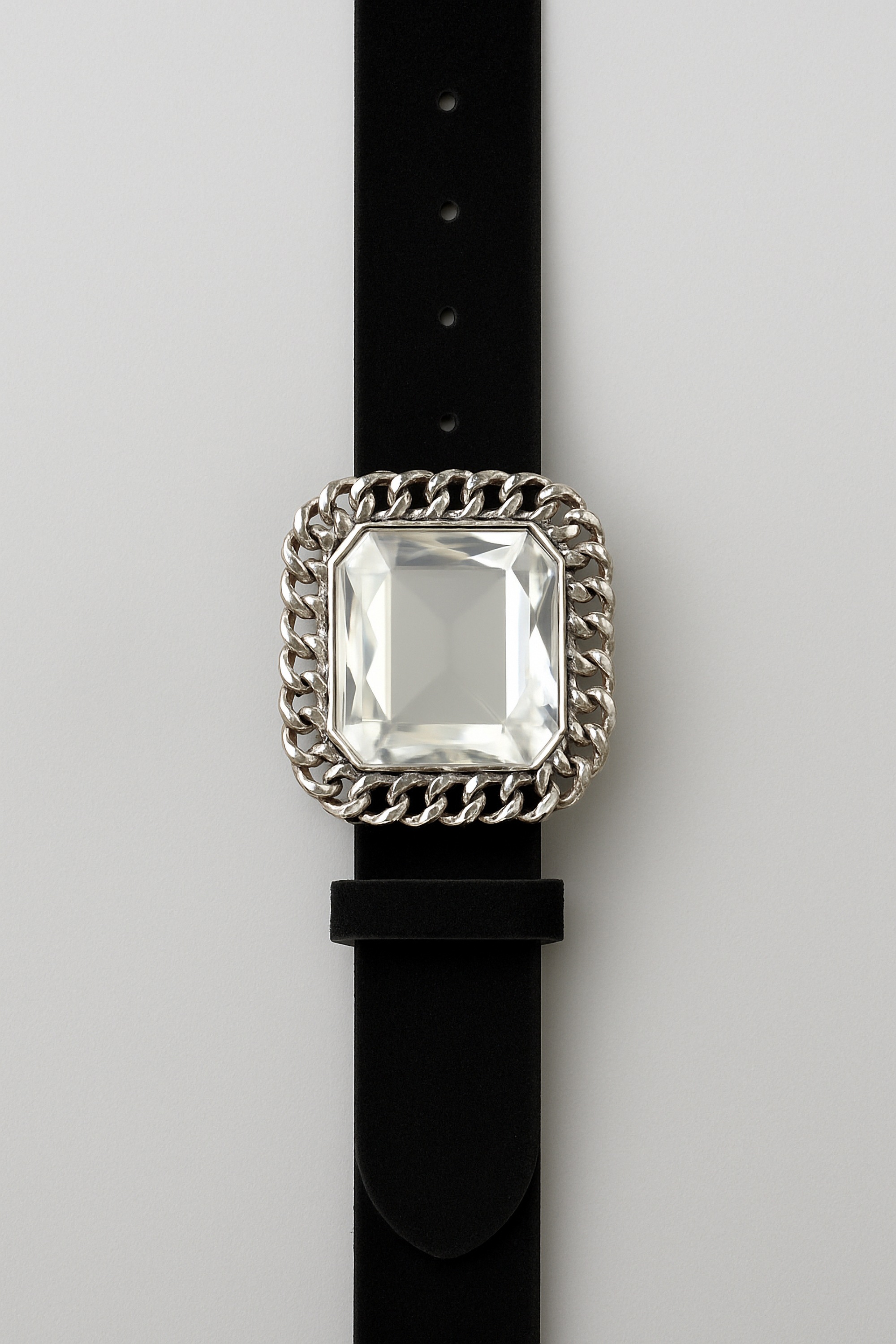 Thumbnail - COLLEZIONE ALESSANDRO Ledergürtel "Elegant" aus echtem Leder, Made in Italy, mit Strass