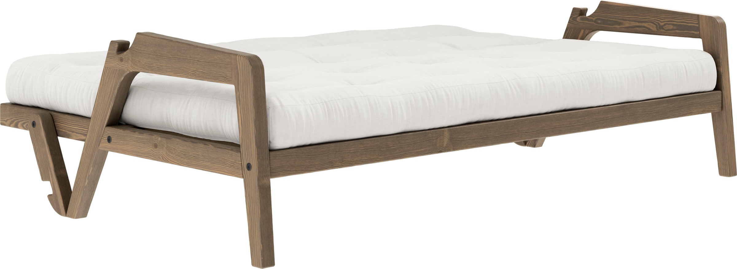 Karup Design Schlafsofa, Mit Holzstruktur, inkl. Futonmatratze, Liegefläche 130x190 cm
