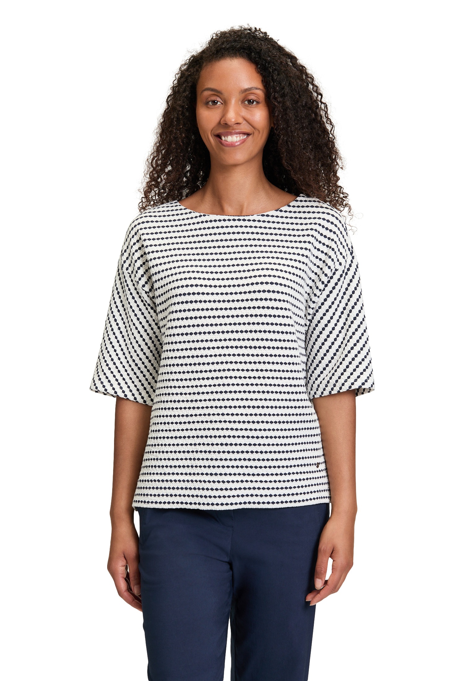 Betty&Co Kurzarmshirt "Betty & Co Damen Sweatpullover mit Rundhalsausschnit günstig online kaufen