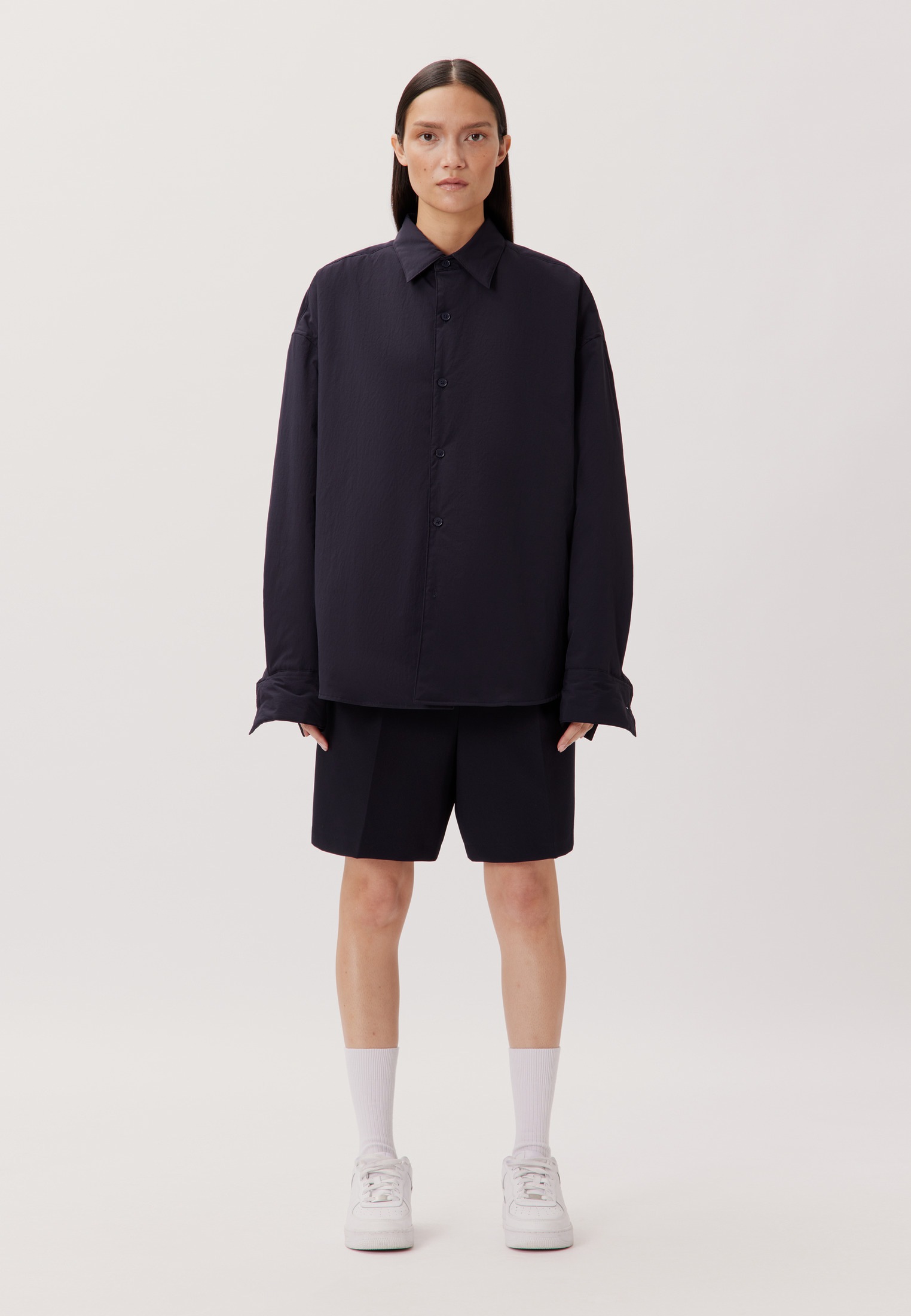 studio seidensticker "Studio" Oversized 1/1 Kentkragen Uni günstig online kaufen