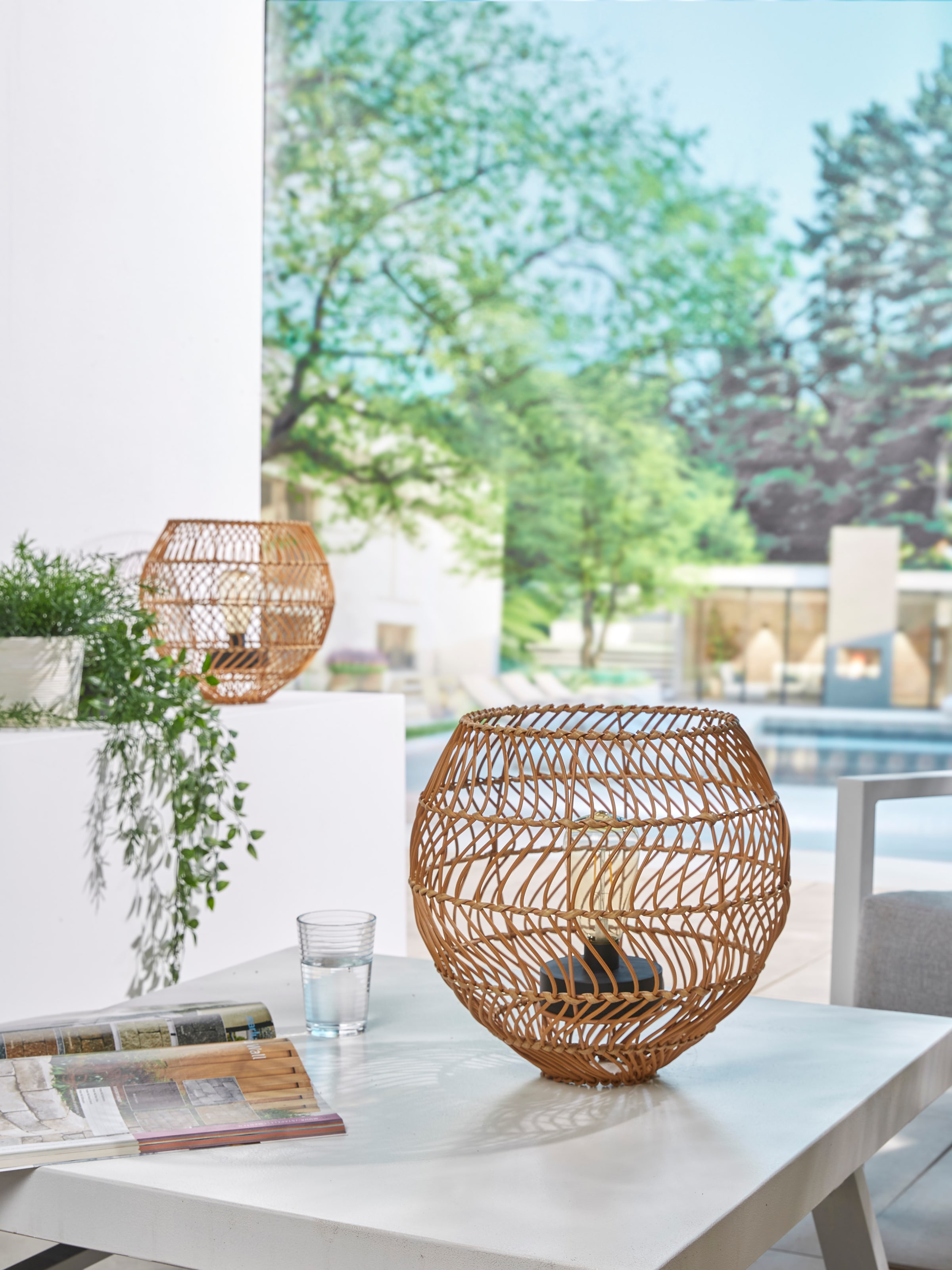 LUXFORM Gartenleuchte »Luxform USB Sollèr«, Leuchtmittel LED-Modul | LED fest integriert, LED-Gartenleuchte, Akkubetrieben, aufladbar über USB