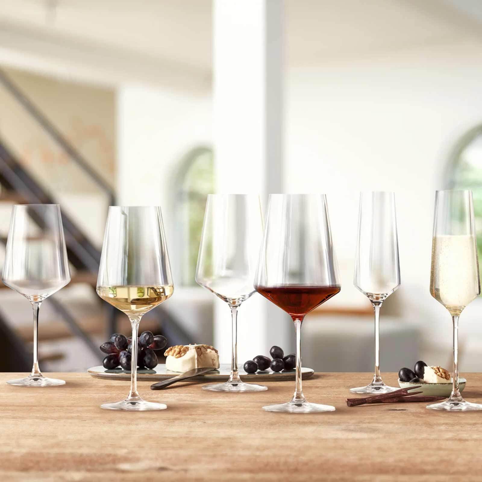 LEONARDO Sektglas »Sektgläser geeicht Puccini Gastro-Edition 0,1 l 6er Set transparent«