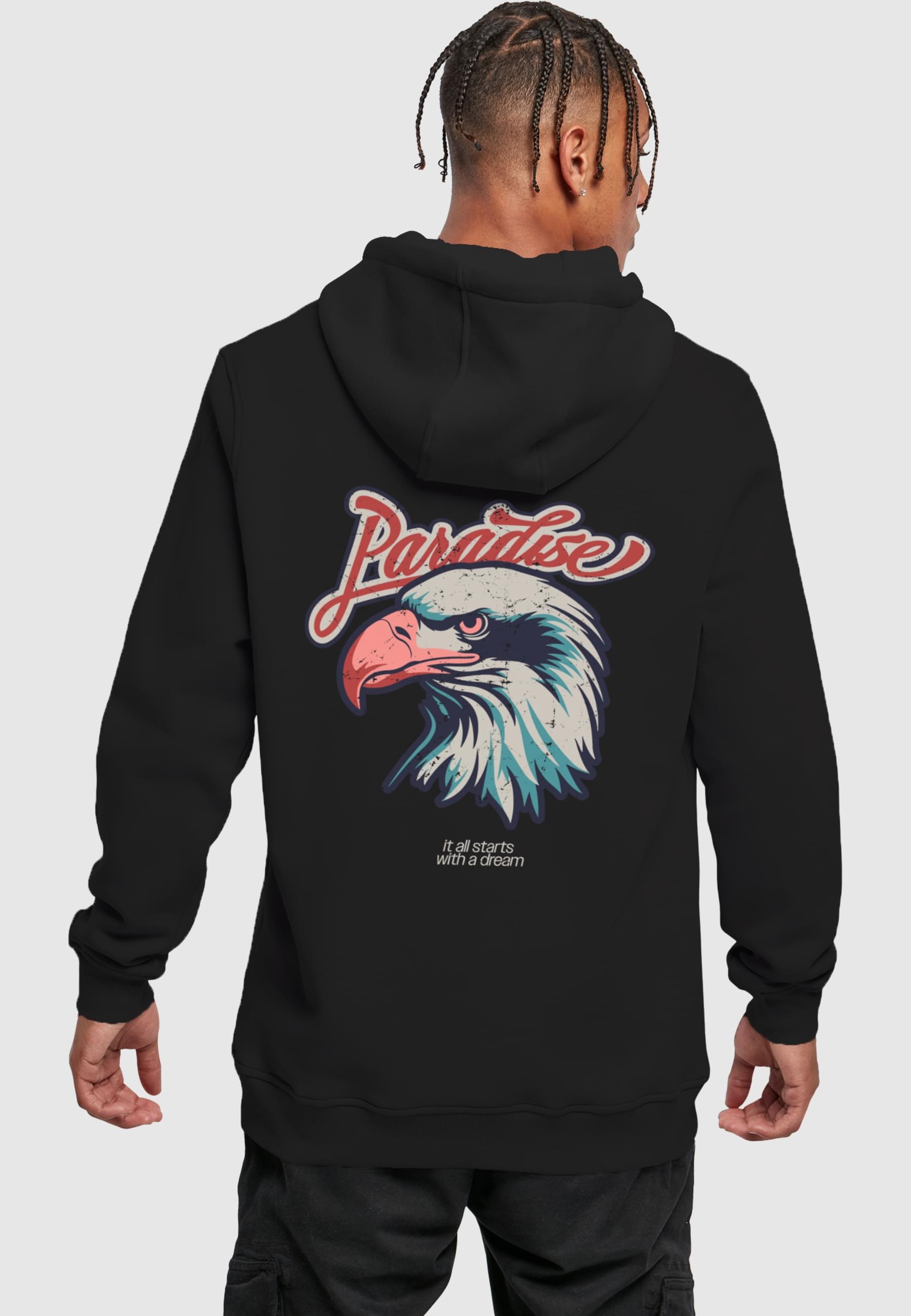 MisterTee Kapuzensweatshirt »MisterTee Eagle Paradise Hoody«, (1 tlg.)