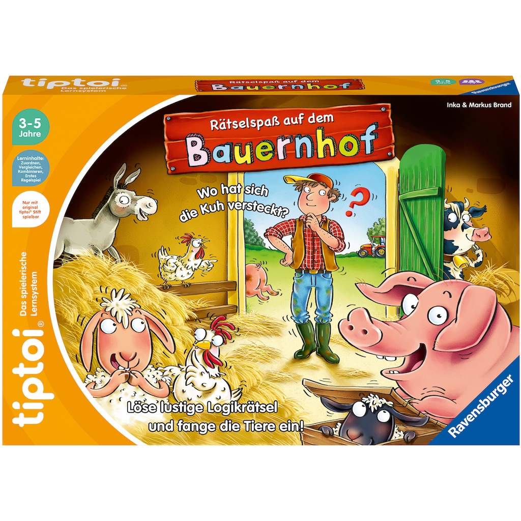 Ravensburger Spiel »tiptoi® Rätselspaß auf dem Bauernhof«