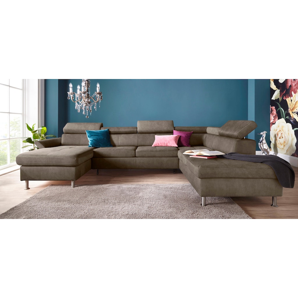 exxpo - sofa fashion Wohnlandschaft »Maretto, U-Form«