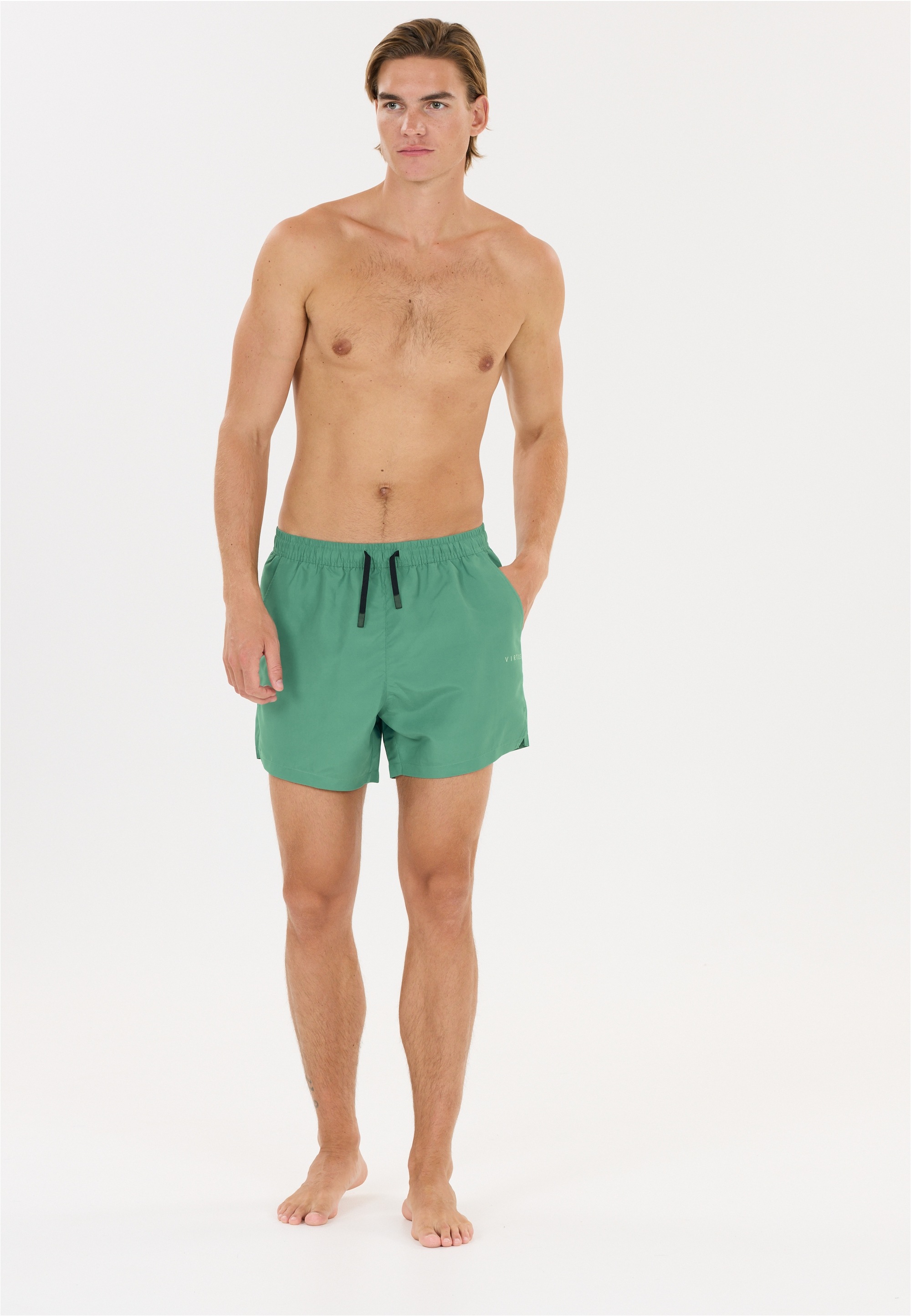 Badeshorts VIRTUS "Smither V2", Gr. XL, US-Größen, mint, 100% Polyester, unifarben, Badehosen Badeshorts, atmungsaktiv 2
