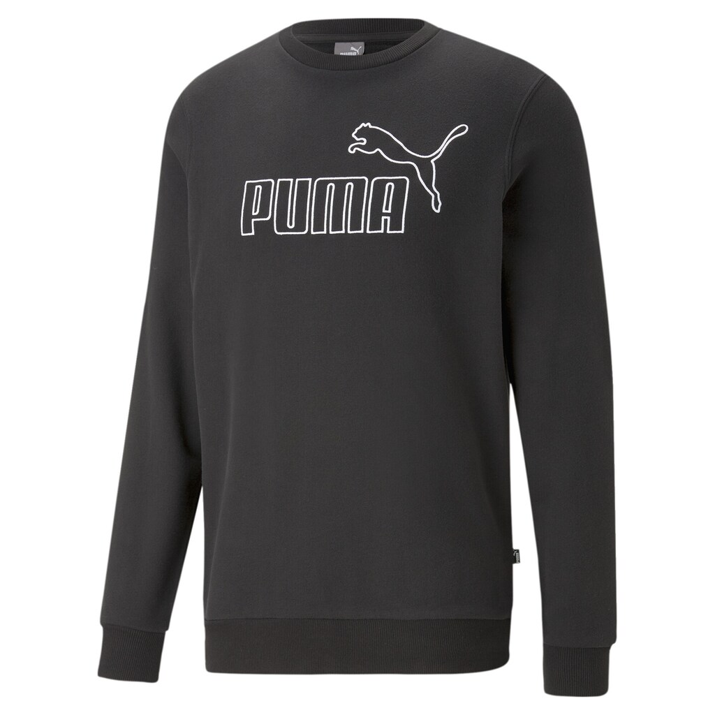 PUMA Sweatshirt »Essentials+ Logo Rundhals-Sweatshirt Herren«