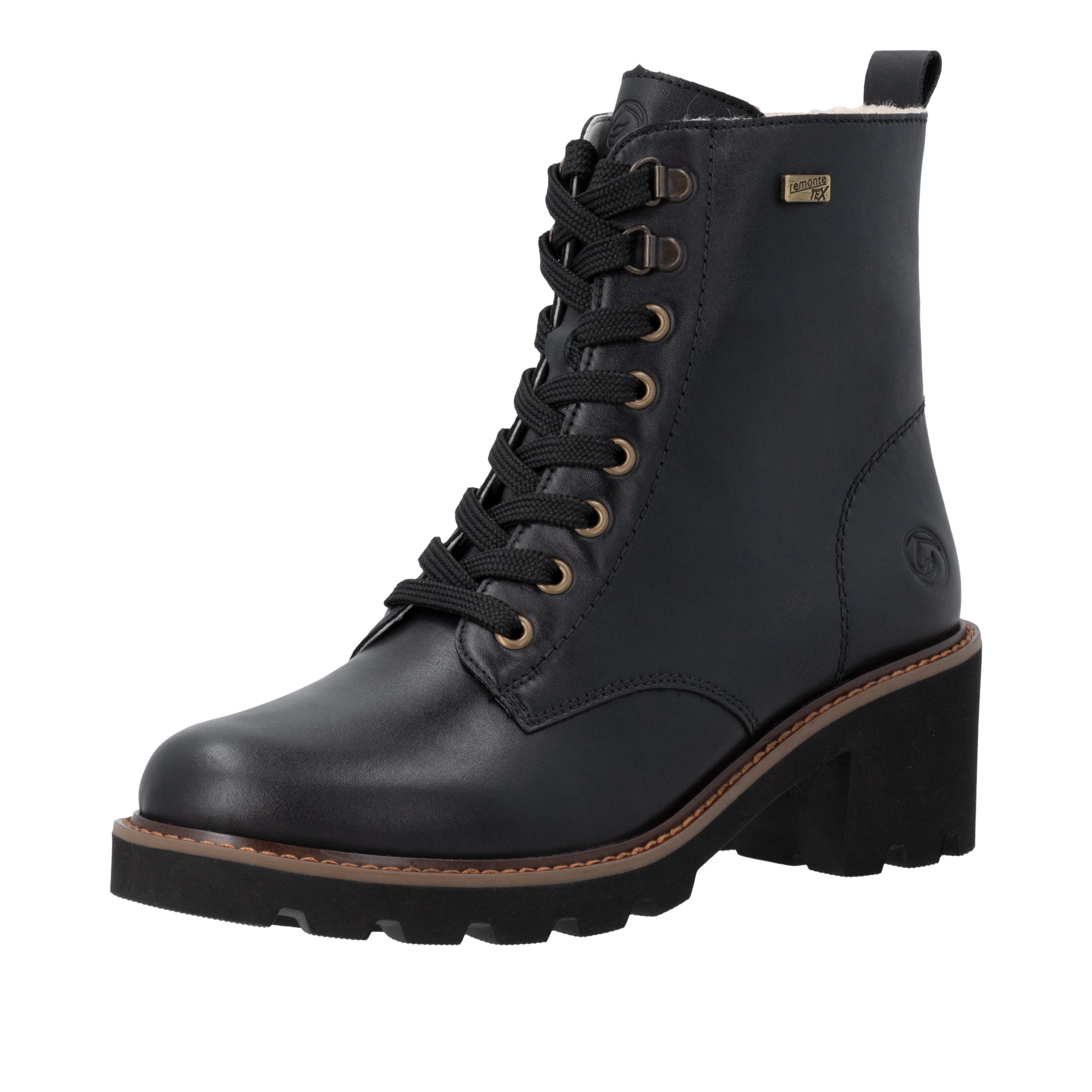 Remonte Schnürboots Schnürstiefelette mit wasserabweisender TEX-Membrane, Reißverschluss