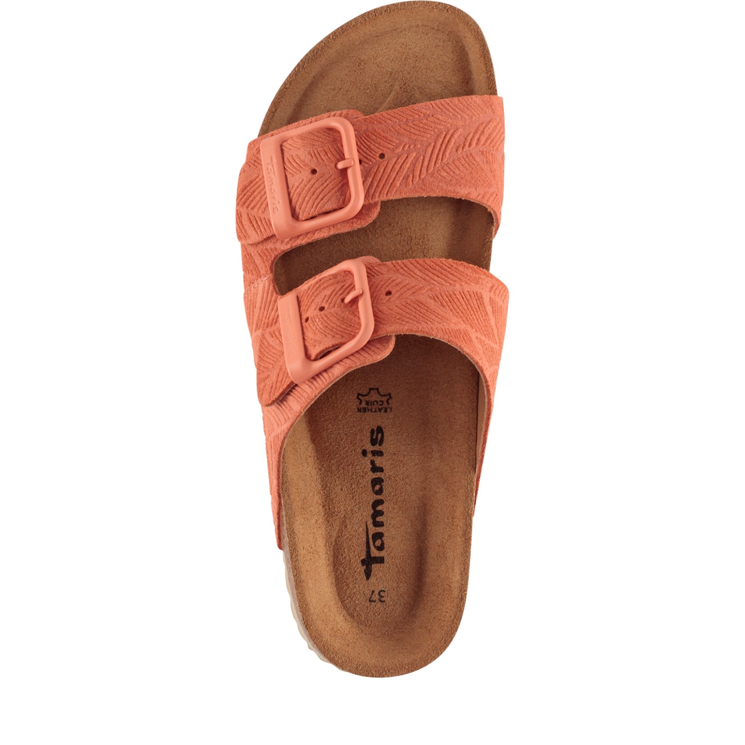 Tamaris Pantolette  Sommerschuh, Hausschuh, Schlupfschuh mit floraler Prägung