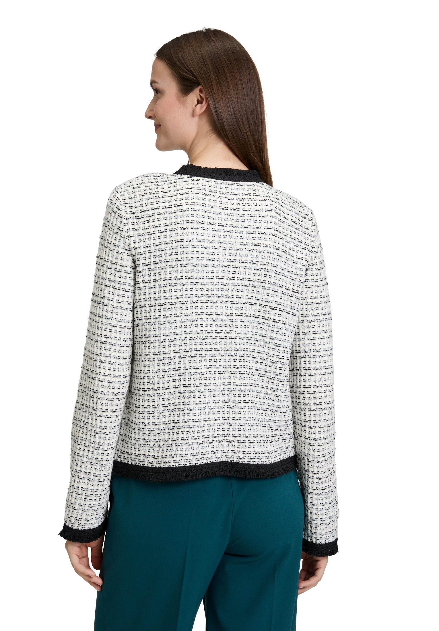 Betty&Co Strickjacke »Betty & Co Strick-Cardigan mit Fransen«