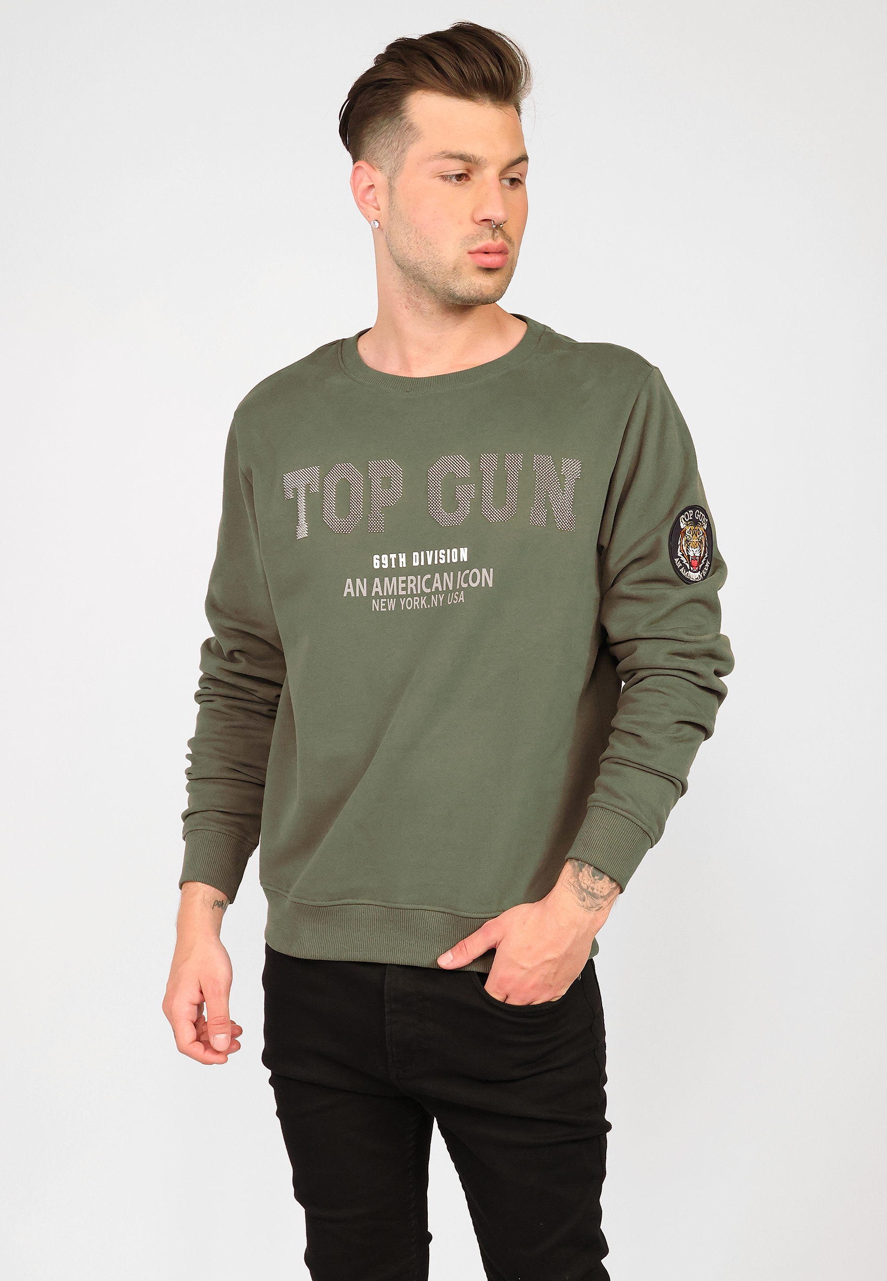 TOP GUN Sweater »TG20213007«