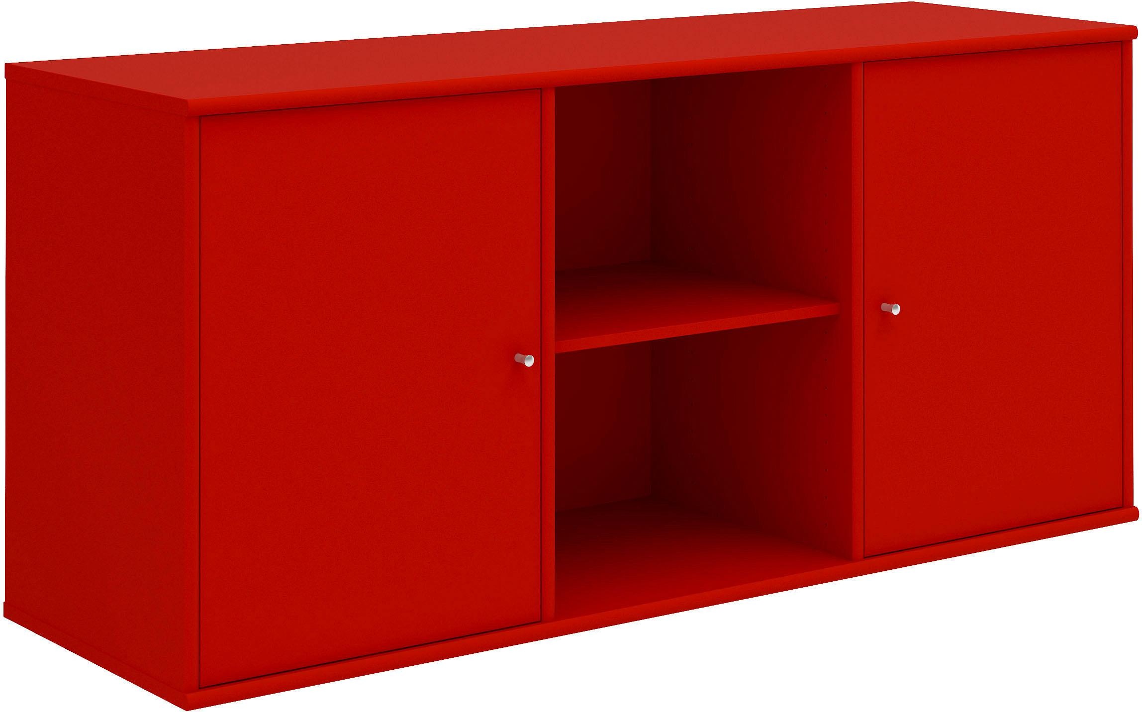 Hammel Furniture Sideboard »Mistral, Hochwertig Schrank, hängend/stehend montierbar«, mit zwei Türen, B: 133 cm, anpassungsbar Designmöbel
