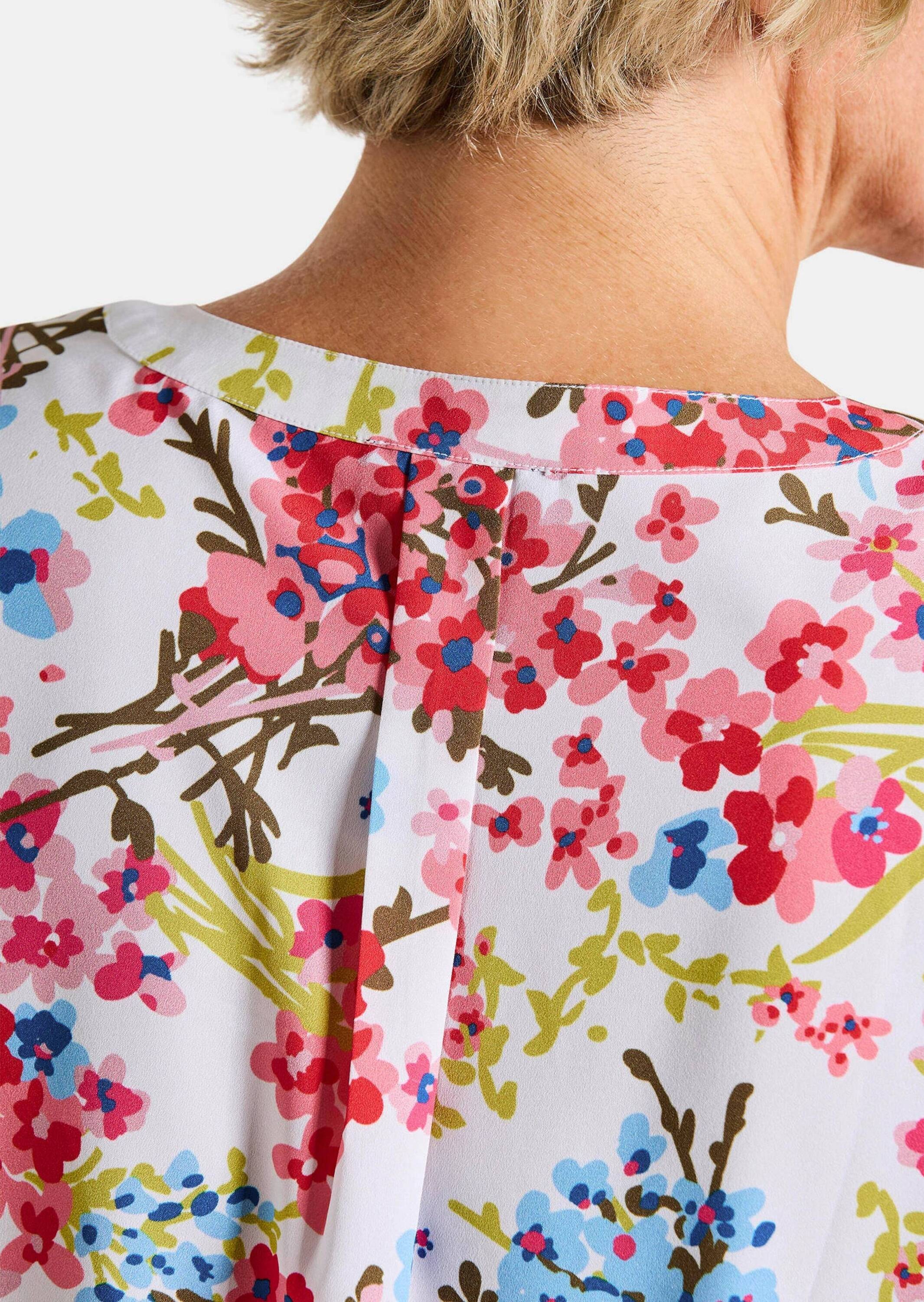 GOLDNER Tunika »Pflegeleichte Bluse mit Blumenmuster«