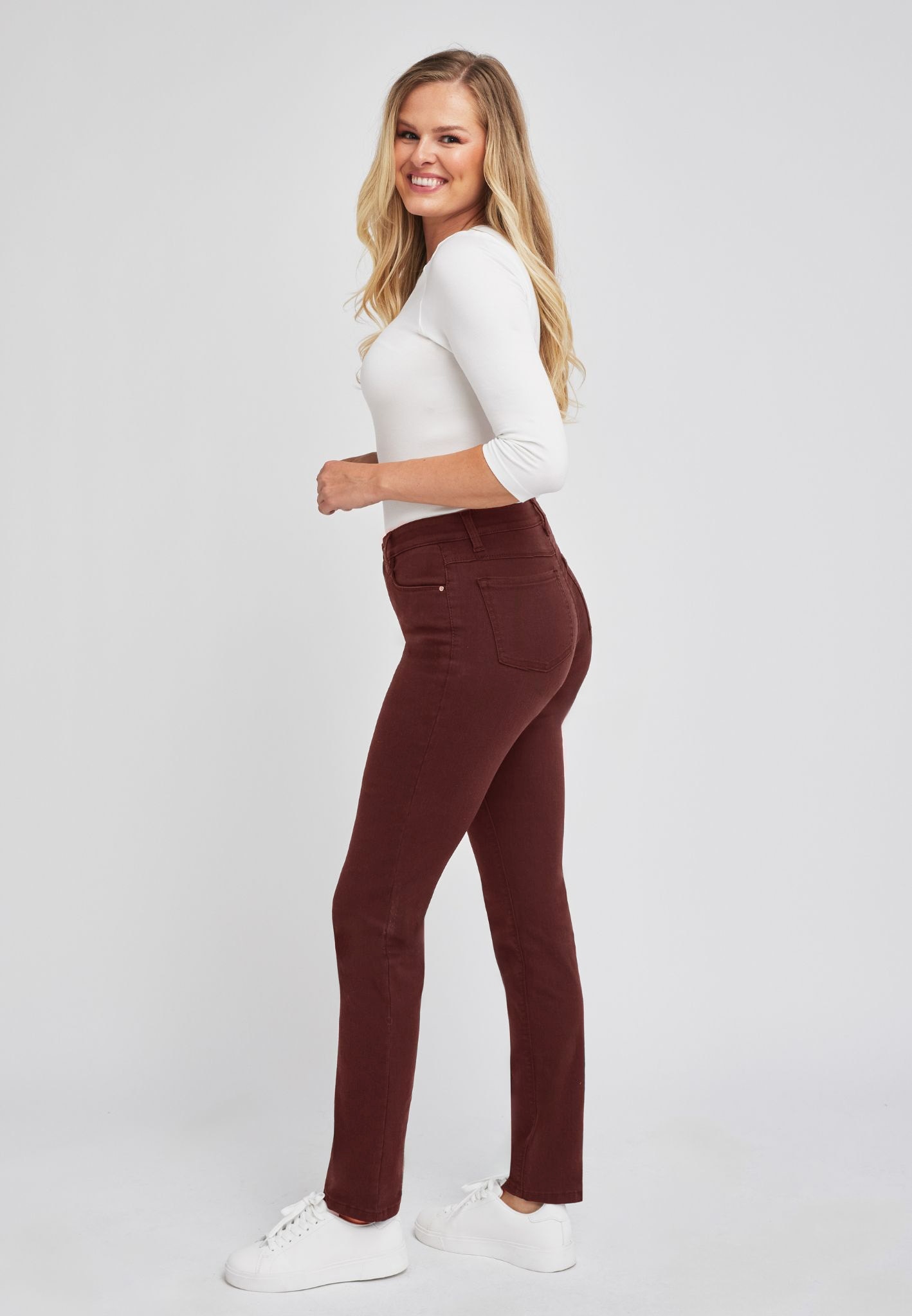 wonderjeans Slim-fit-Jeans, Klassischer gerader Schnitt