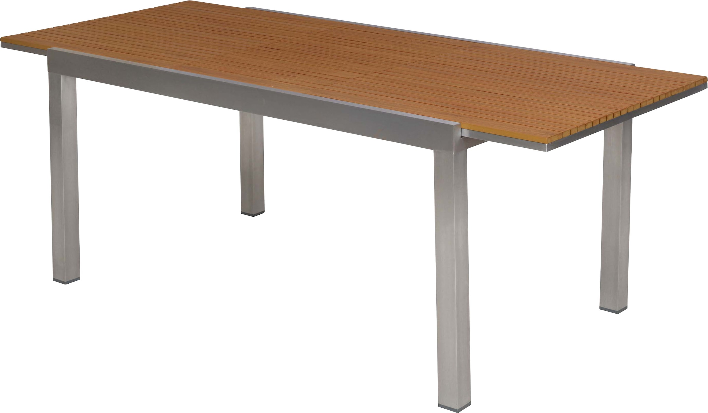 MERXX Garten-Essgruppe »San Remo« Set, 7 tlg. inkl. 6 Klappsessel, 1 Ausziehtisch