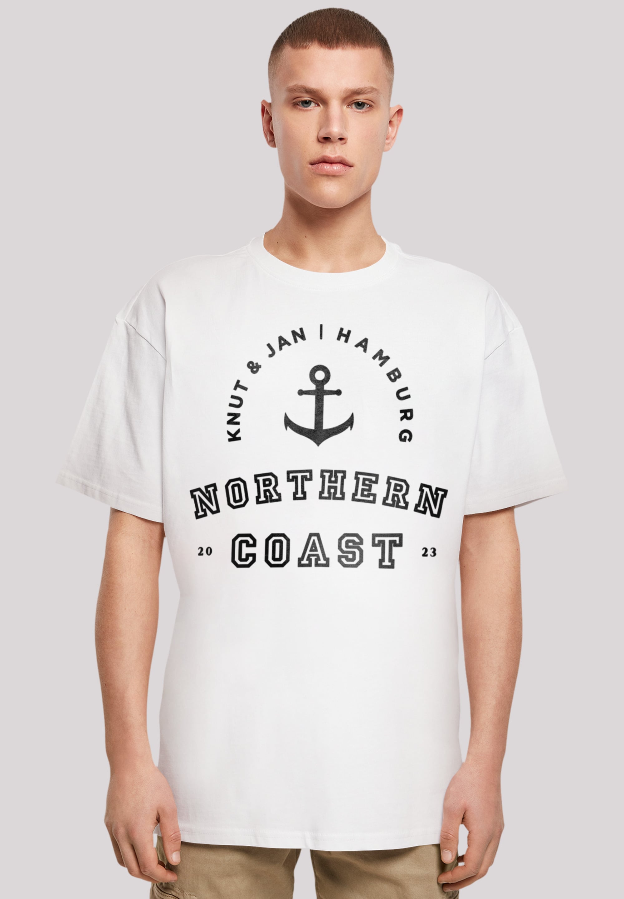 T-Shirt »Northern Coast Nordsee Knut & Jan Hamburg«, Print