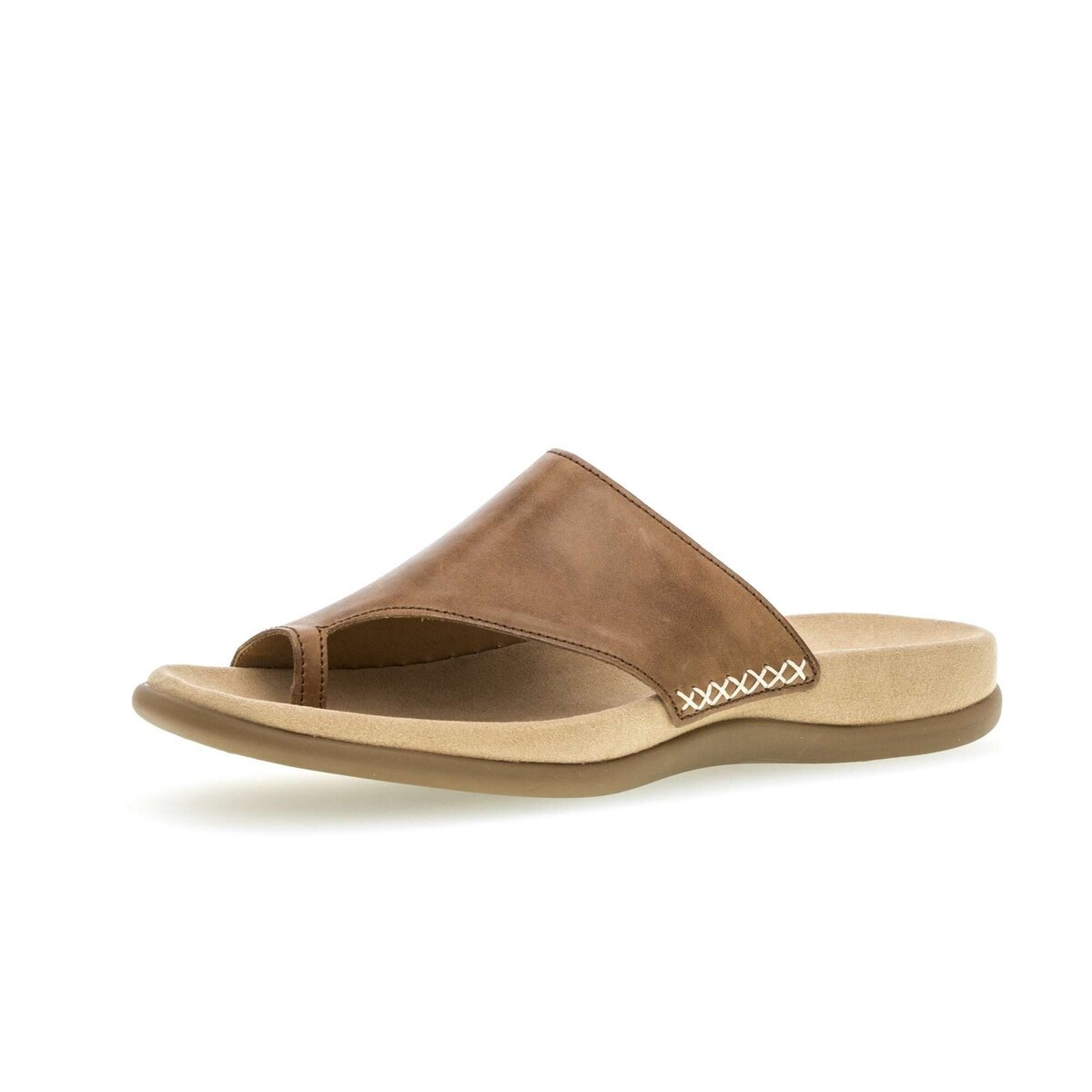 GABOR Damen Zehentrenner "Zehentrenner", Gr. 37braun, Schuhe