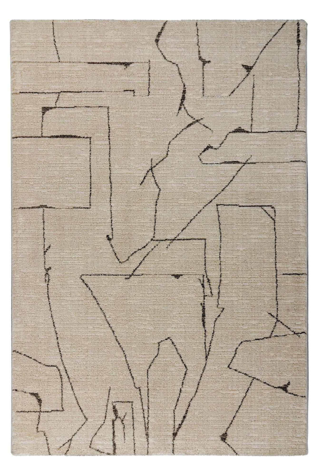 Kayoom Teppich "Napoli 536" rechteckig 18 mm Höhe Kurzflor, Modernes Muster günstig online kaufen