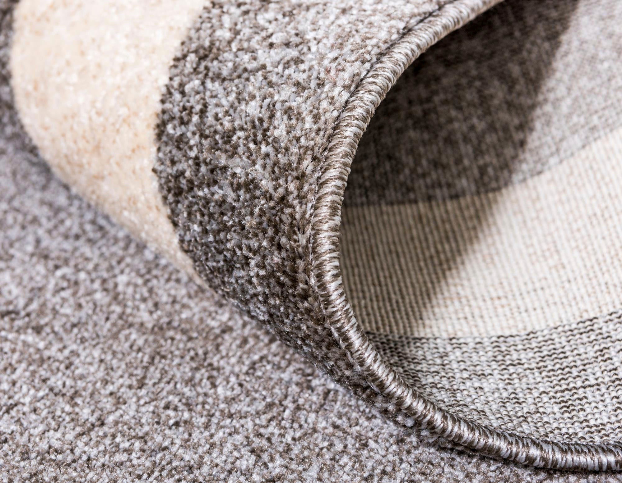 Myflair Möbel & Accessoires Teppich »Good Times, LAGERRÄUMUNG!«, rechteckig, 13 mm Höhe, Kurzflor, gewebt, melierte Optik, mit Bordüre