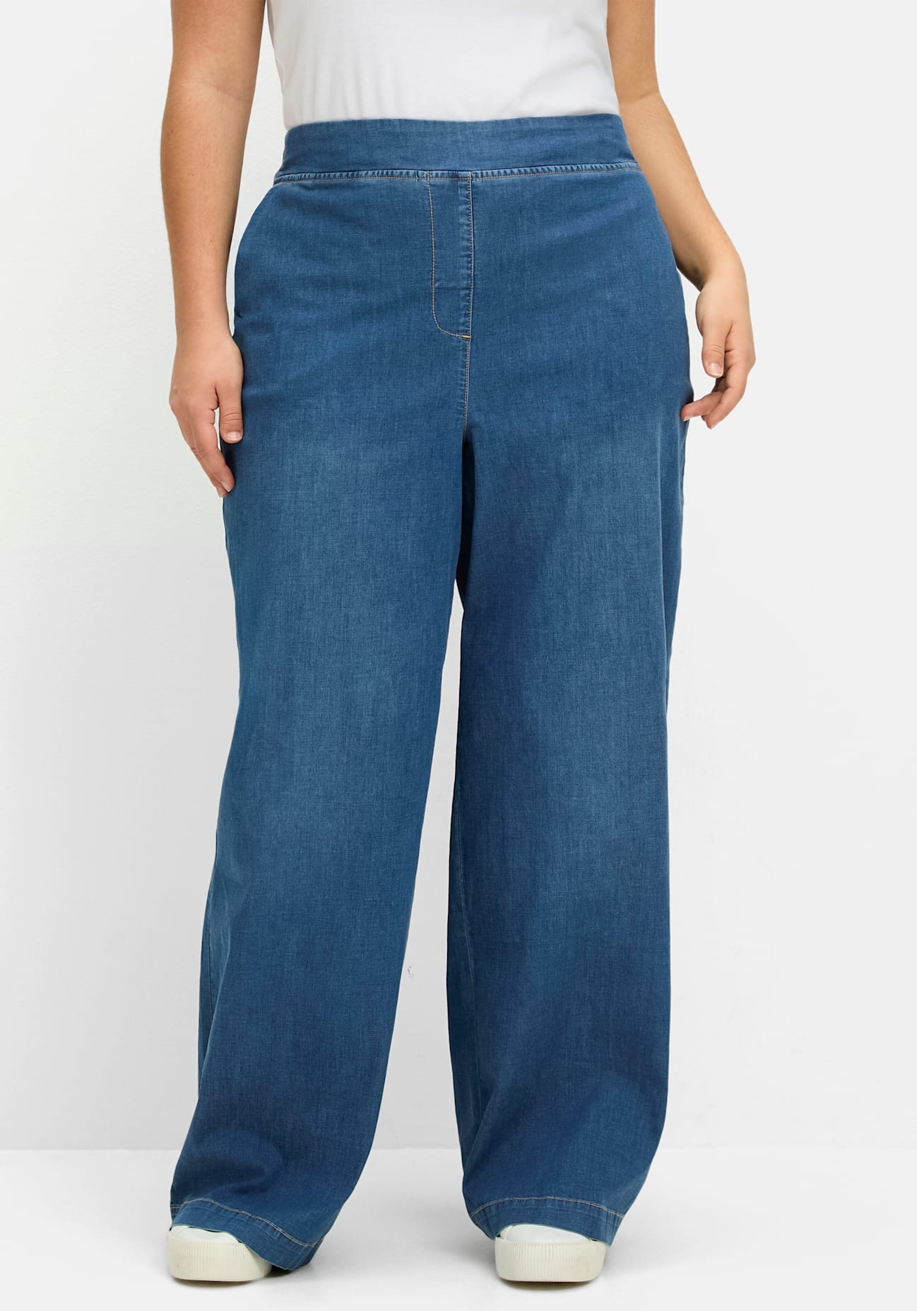 Sheego Schlupfjeans, (1 tlg.) günstig online kaufen
