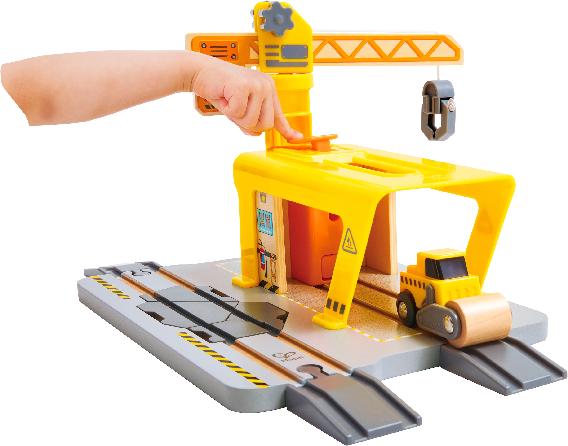 Hape Spielzeug-Kran »Eisenbahn-Kran«