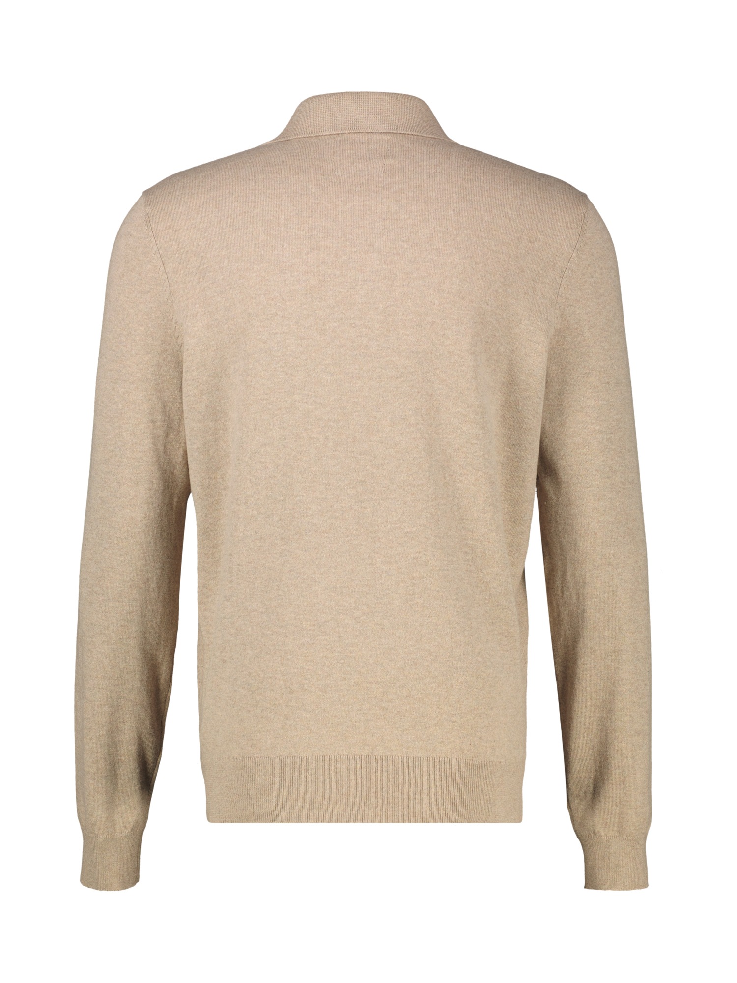LERROS Langarm-Poloshirt »Langarm Polo aus Baumwollstrick mit flexiblen Rippbündchen«