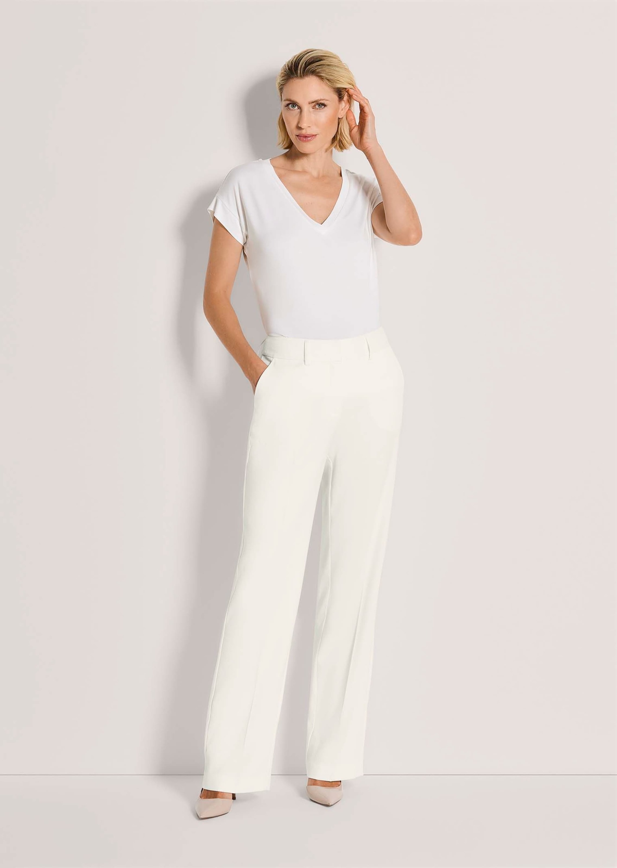 MADELEINE Stoffhose "Chinohose Elegante Bügelfaltenhose mit Struktur" günstig online kaufen