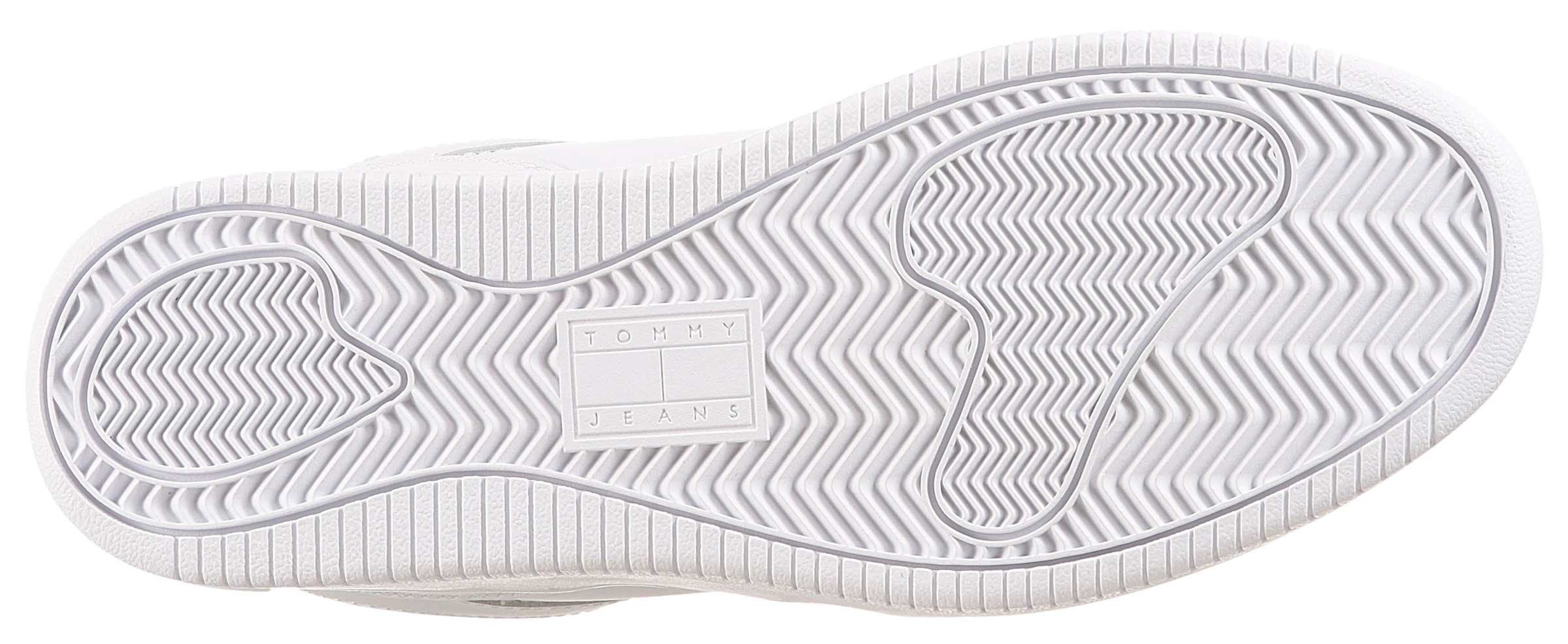 Tommy Jeans Sneaker »TJM RETRO BASKET ESS«, Freizeitschuh, Halbschuh, Schnürschuh mit Schaftrandpolsterung