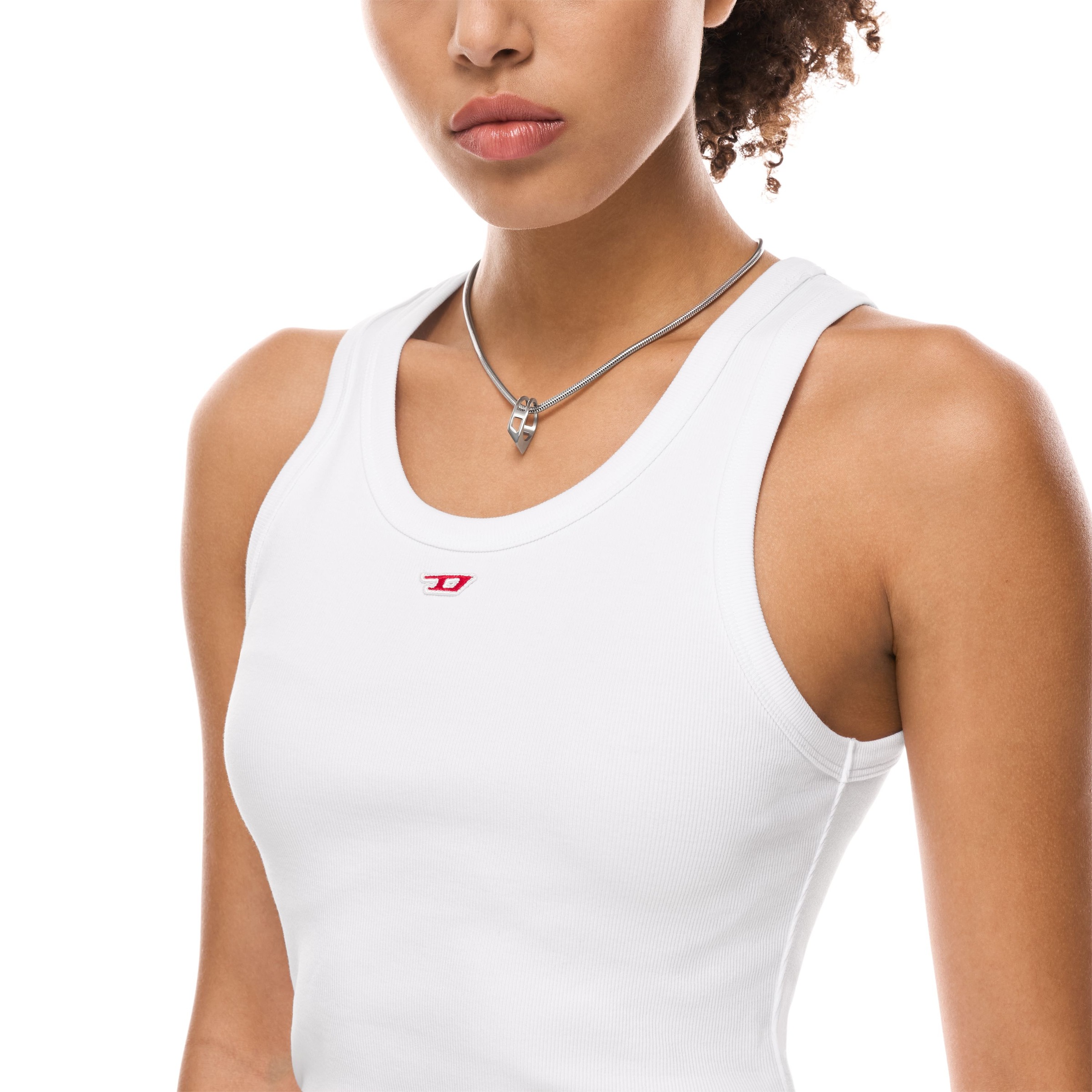 Diesel Kette mit Anhänger »Schmuck Geschenk Edelstahl D LOGO«