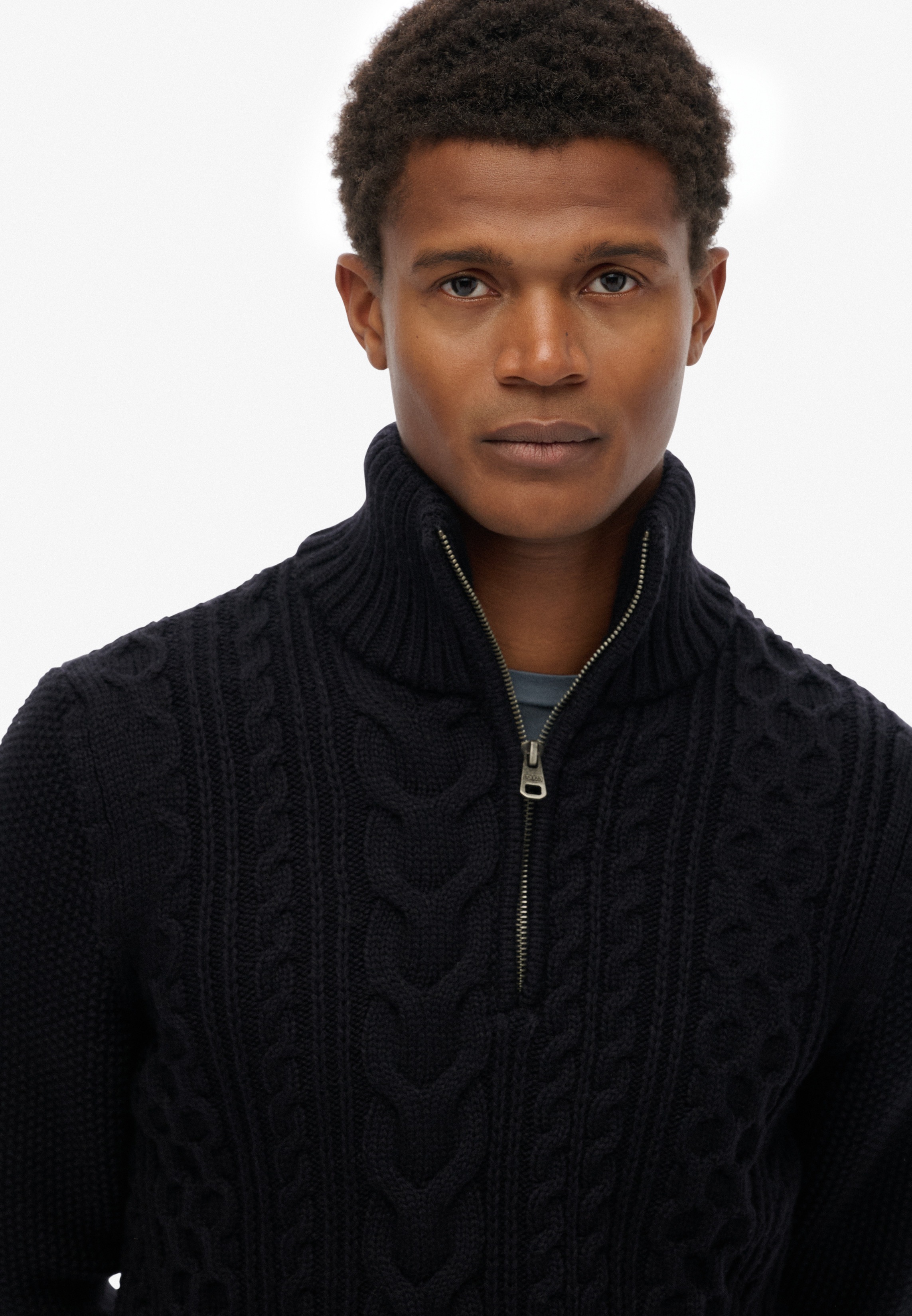 Thumbnail - Superdry Strickpullover "JACOB CABLE KNIT HALF ZIP"