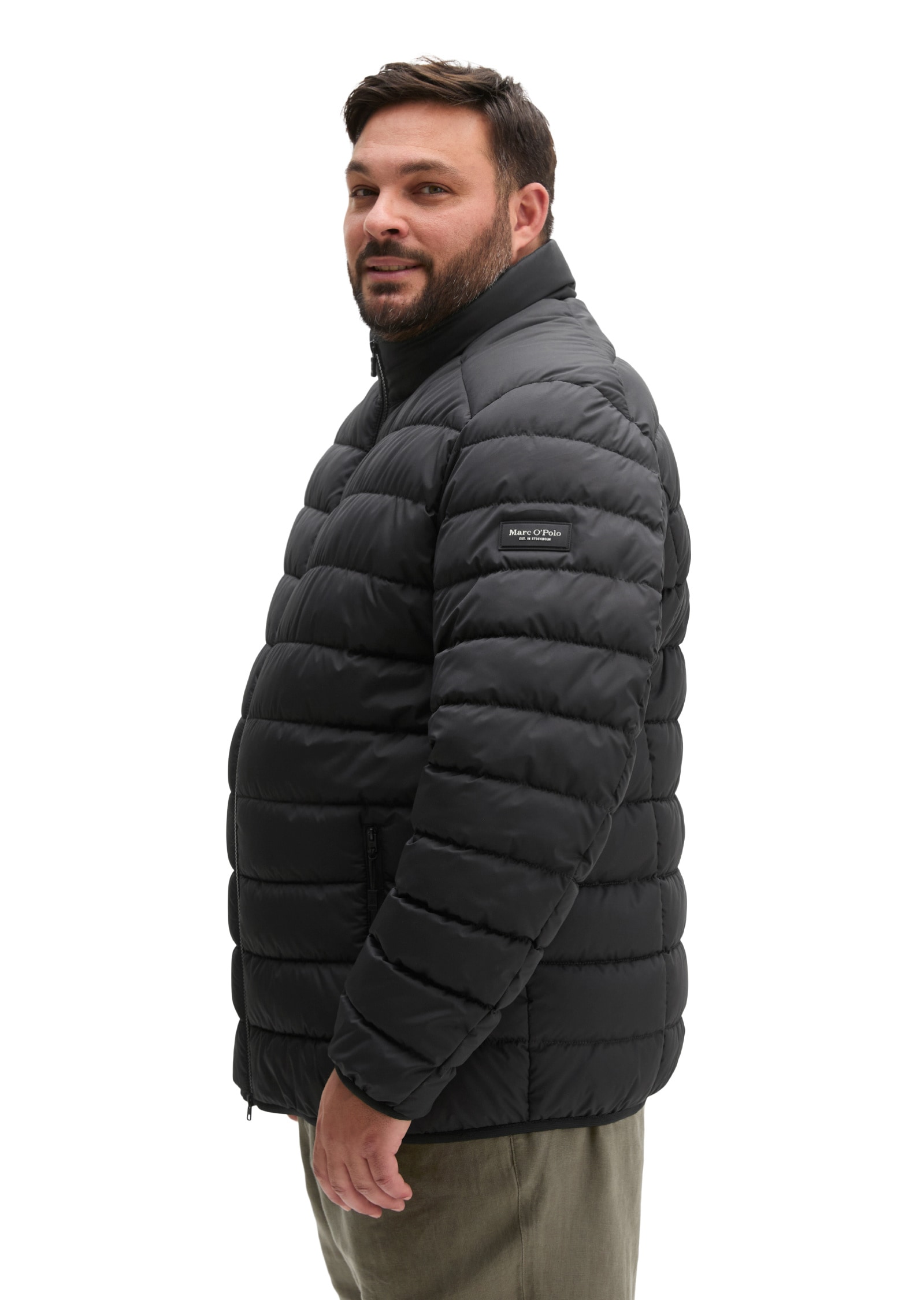 Marc O'Polo Outdoorjacke »in leichter, wasserabweisender Qualität« ohne Kapuze