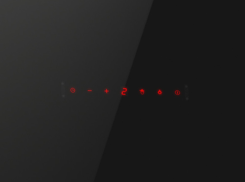 Amica Kaminhaube »KHF 695 601 S« Edles Schwarz, LED-Stripe – per Geste alles im Blick