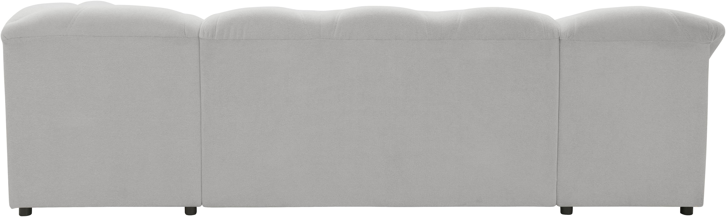 DOMO collection Wohnlandschaft »Flores auch in Leder-Bezug, B/T/H: 293/180/86 cm, U-Form«, (3 St.), wahlweise mit Bettfunktion, wahlweise mit Federkern