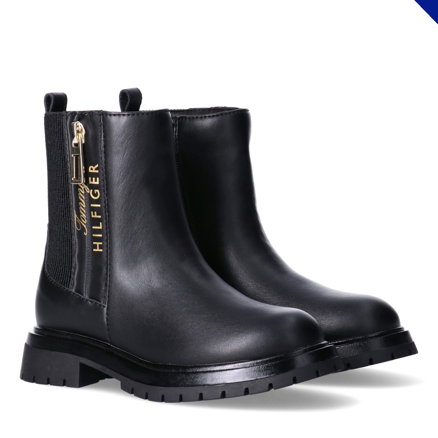 Tommy Hilfiger Stiefelette mit Zierreißverschluss an der Außenseite