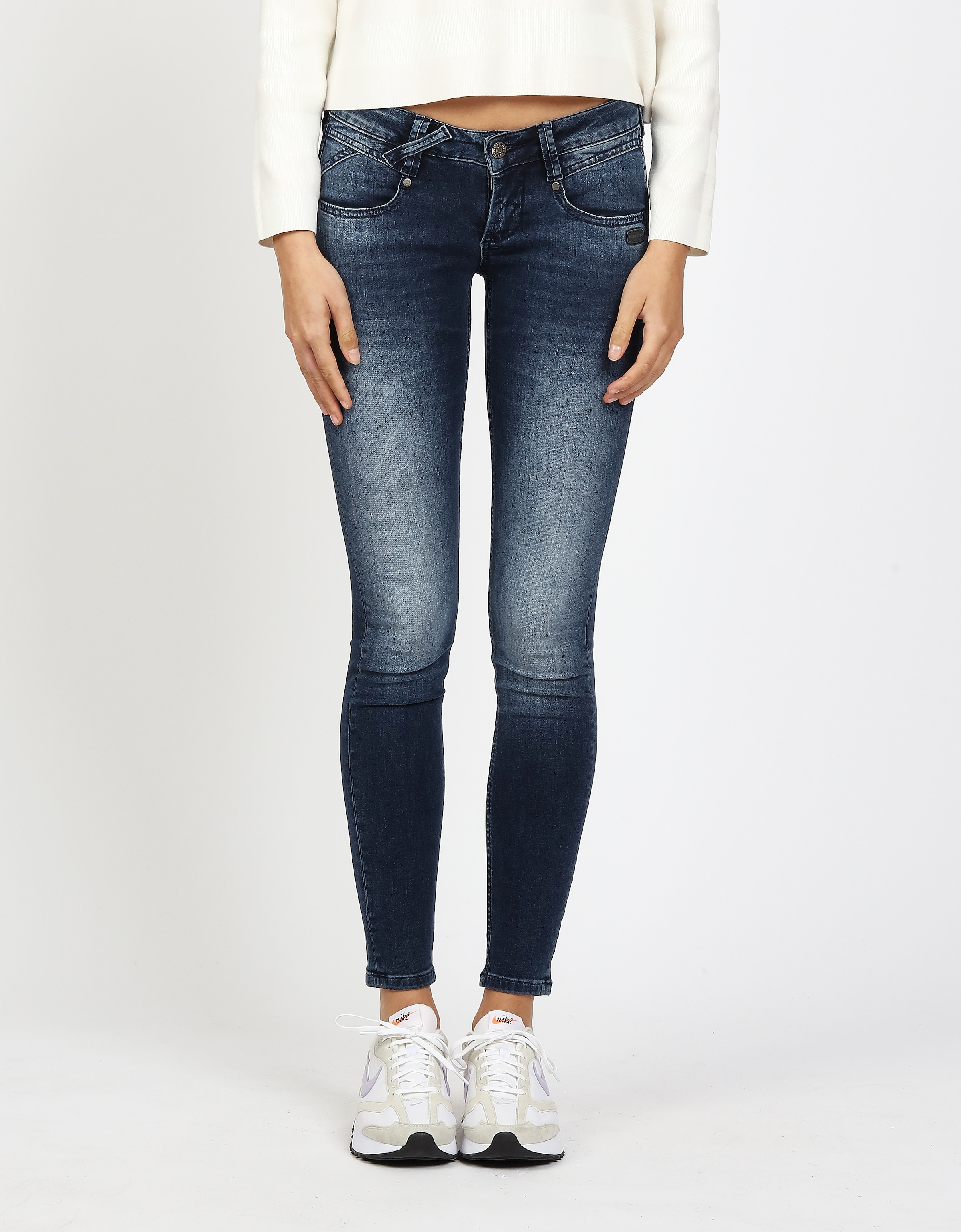 GANG Skinny-fit-Jeans "94NENA" mit modischer Waschung günstig online kaufen