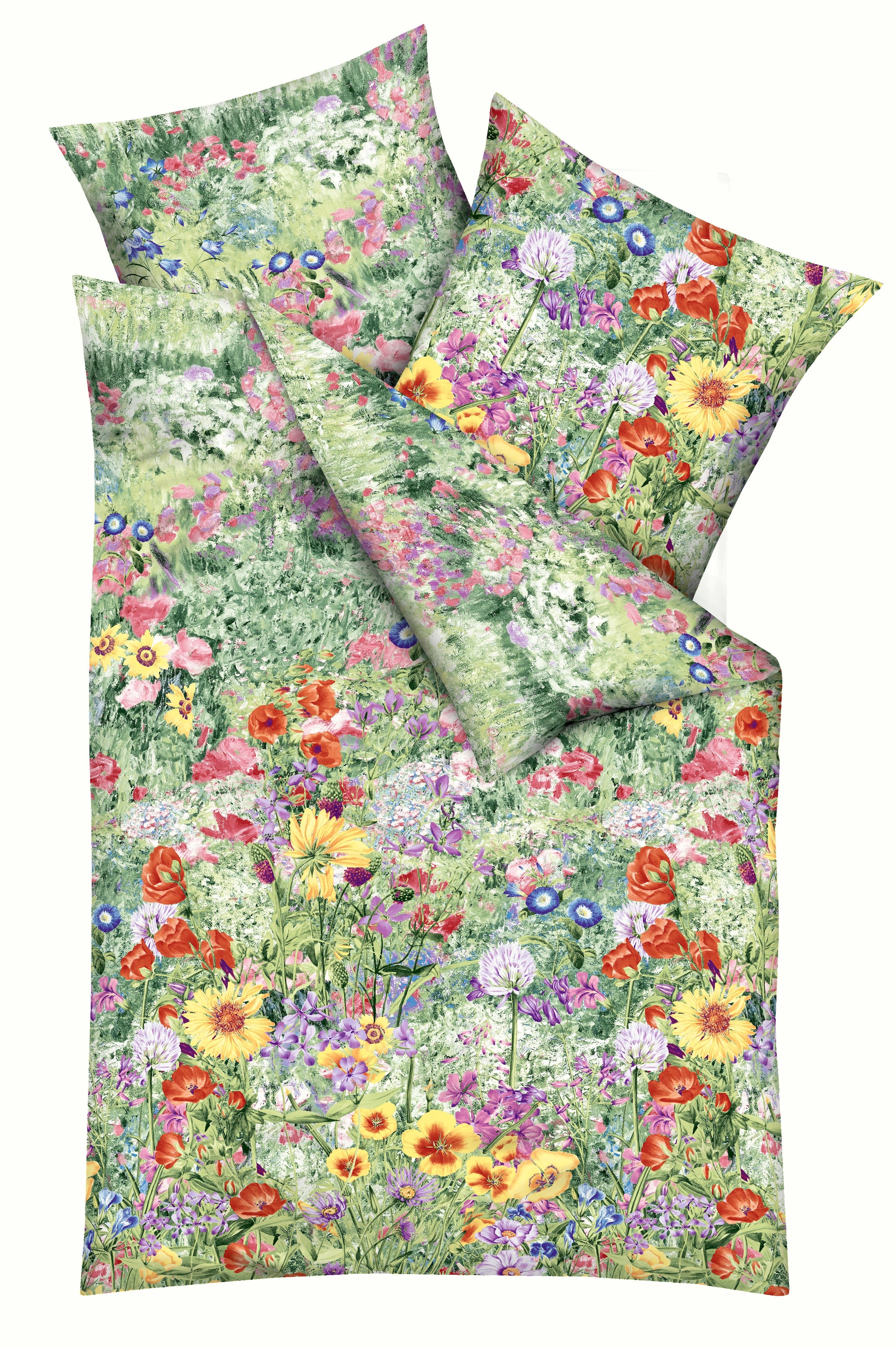 Kaeppel Bettwäsche "Farm Garden" 2 Stk. tlg. Mit Blumen günstig online kaufen