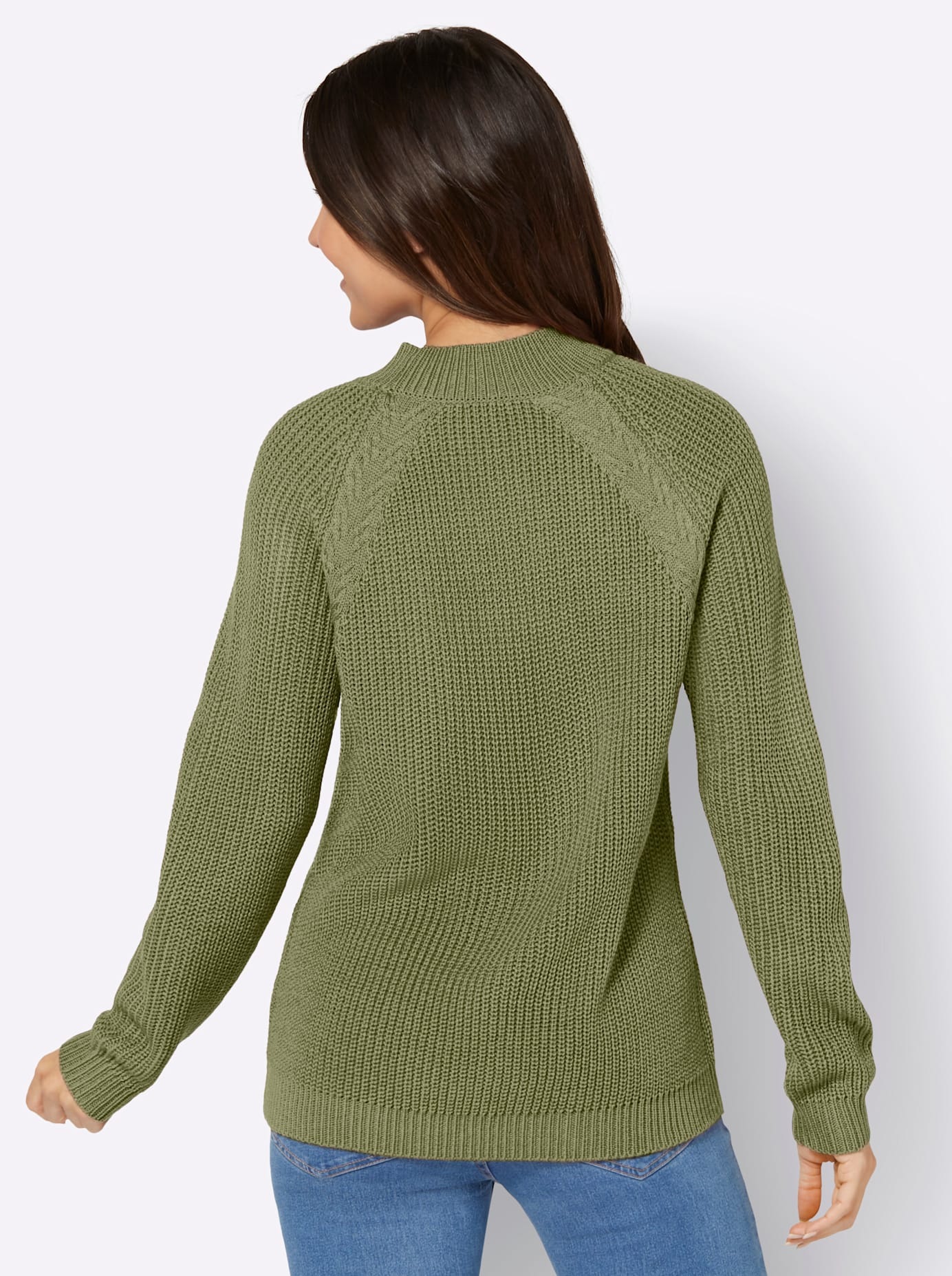 Classic Basics Stehkragenpullover »Langarm-Pullover«