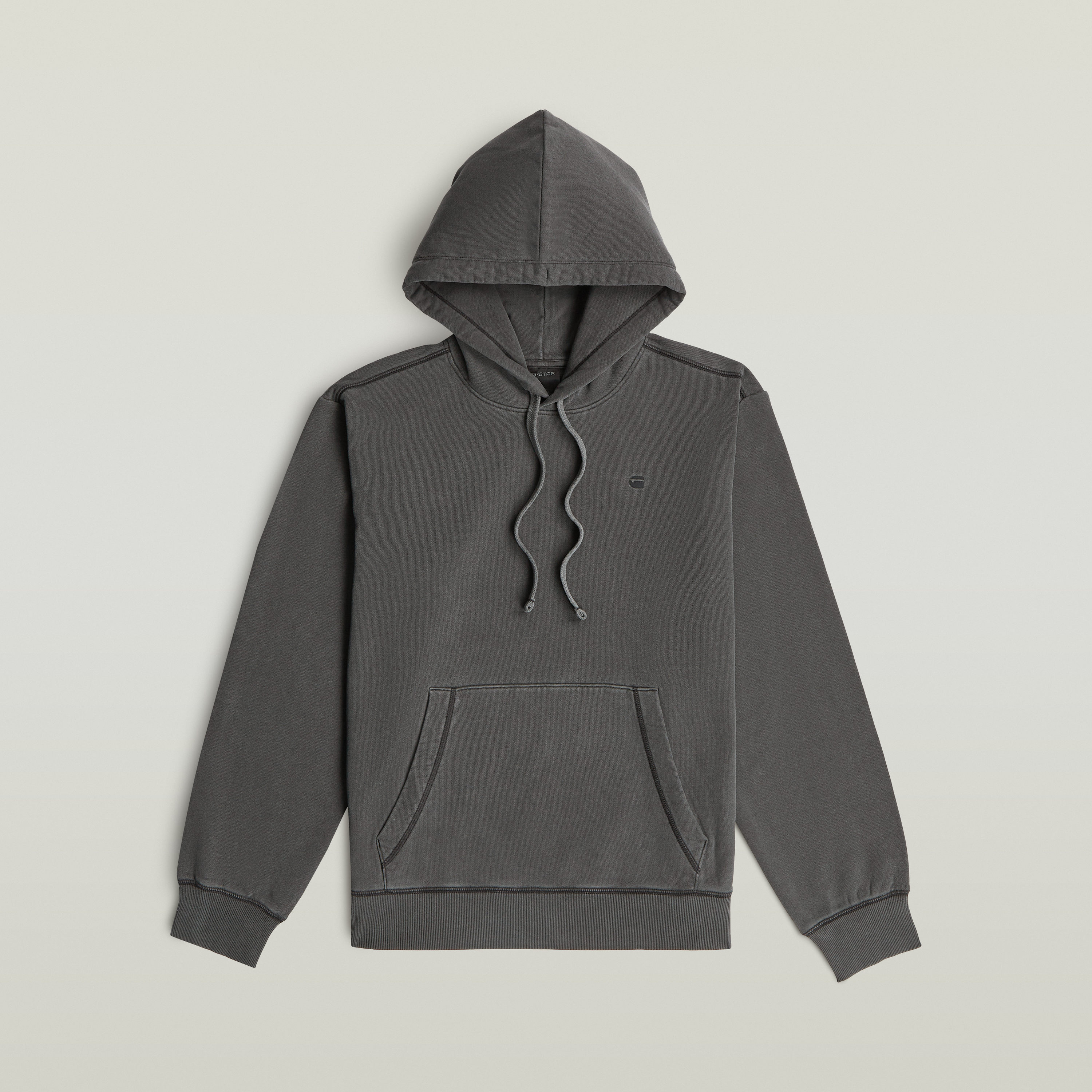 G-STAR Hoodie "Modern washed hdd sw ls", mit Rippbündchen, Baumwoll-Qualität