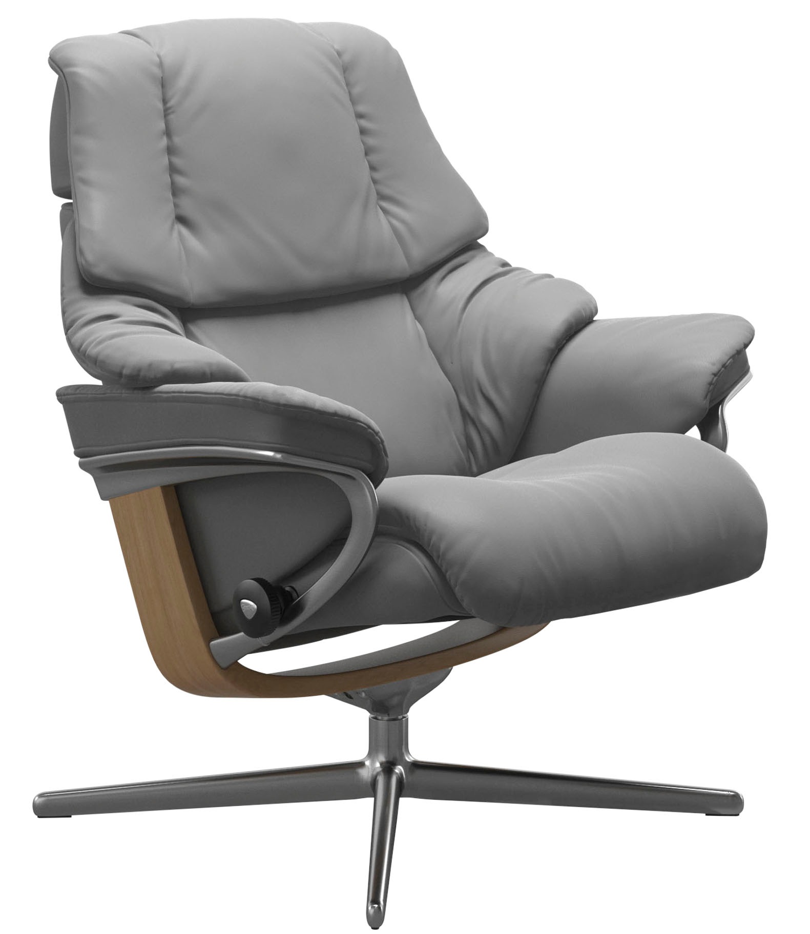 Thumbnail - Stressless Relaxsessel "Reno" mit Cross Base, Größe S, M & L, Holzakzent Eiche