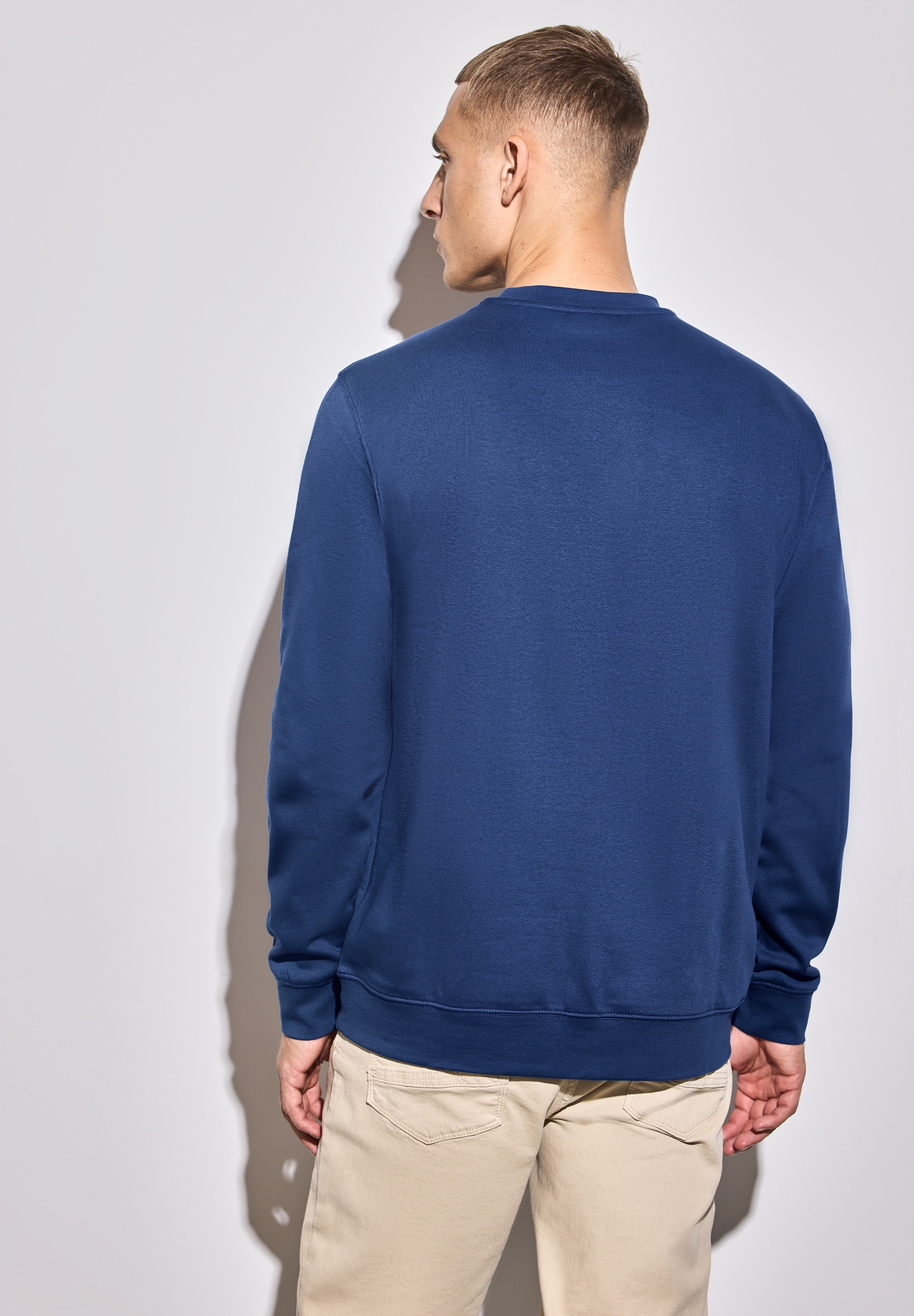 STREET ONE MEN Sweatshirt, im soften Baumwoll-Mix günstig online kaufen
