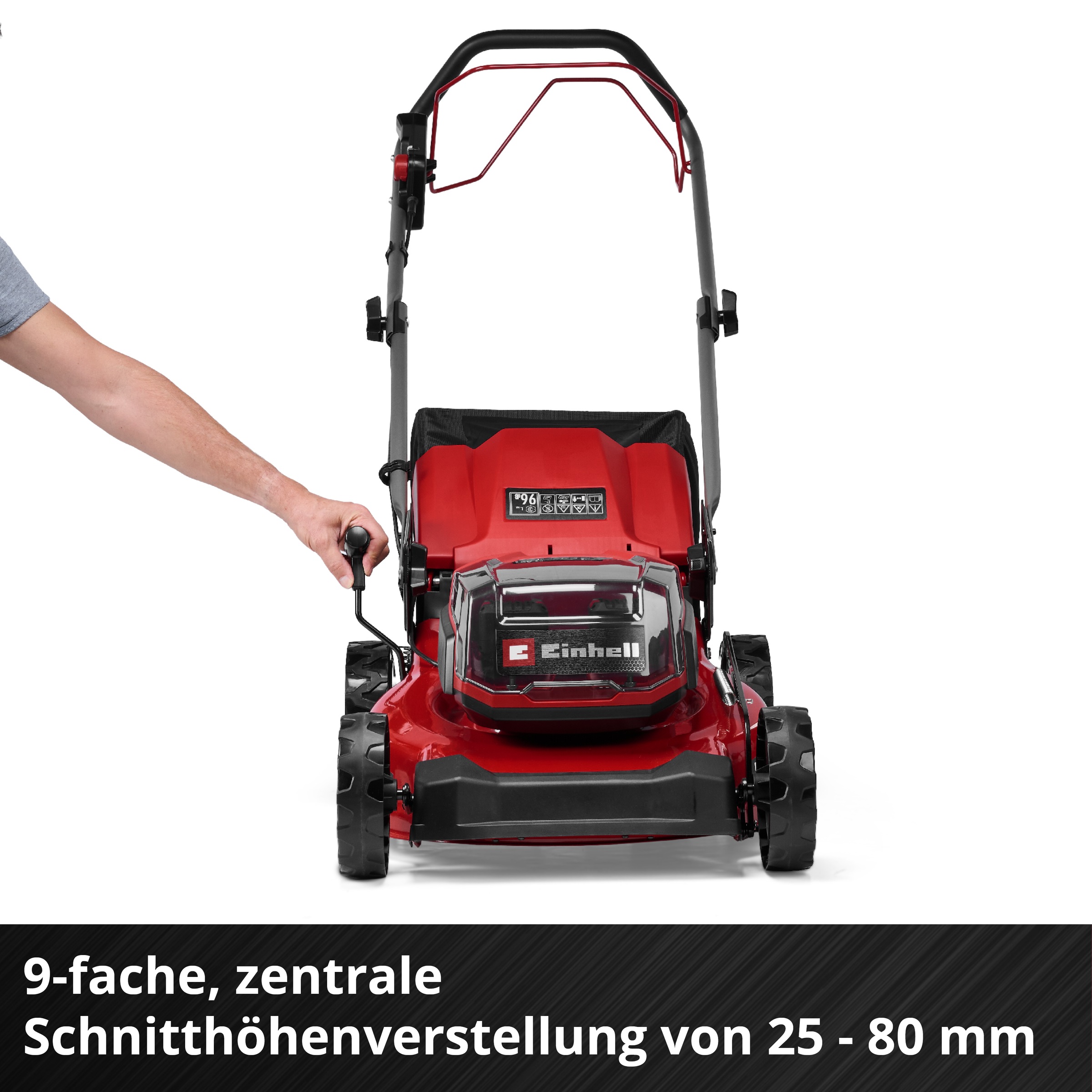 Einhell Akkurasenmäher »GC-CM 36/46 S Li BL (2x4,0Ah)« Inkl. Akku und Twincharger